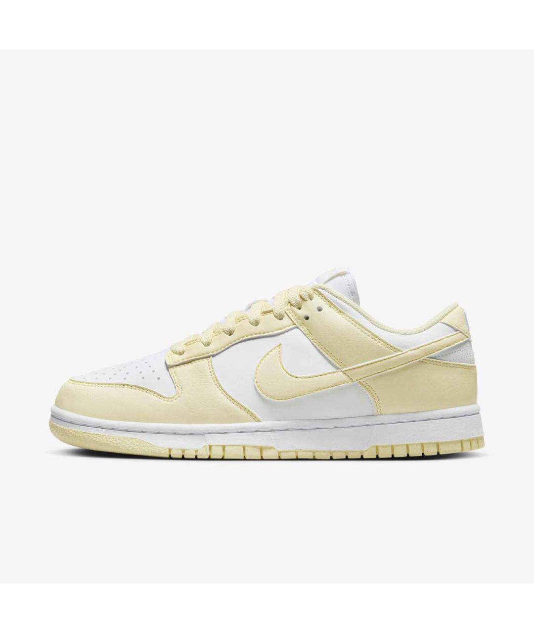 NIKE Желтые кожаные низкие кроссовки / кеды, фото 9