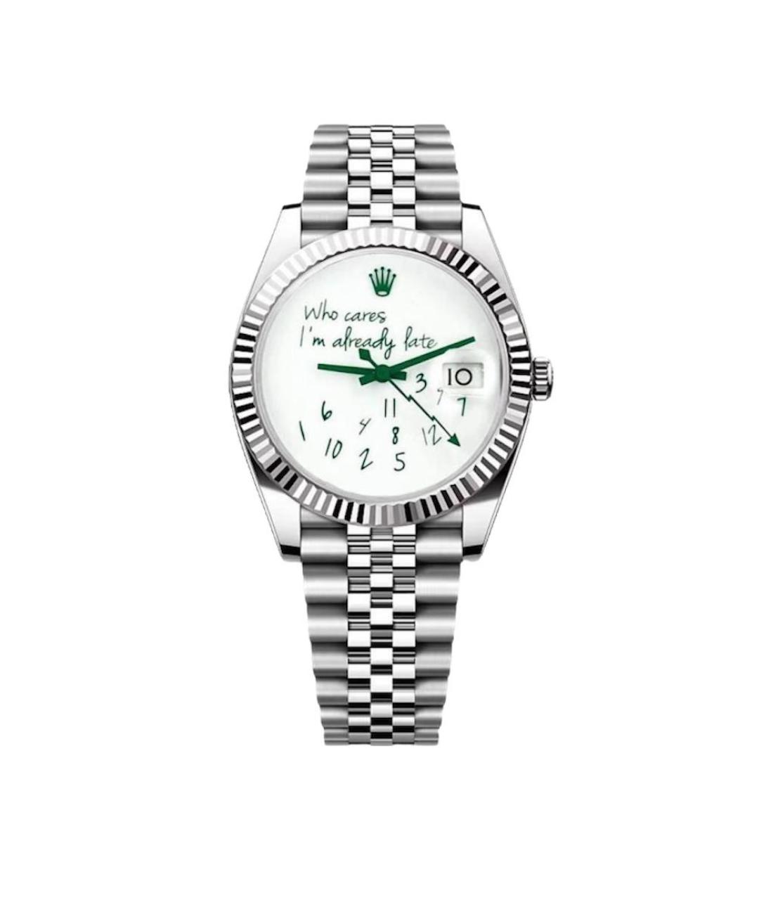 ROLEX Белые часы из белого золота, фото 2