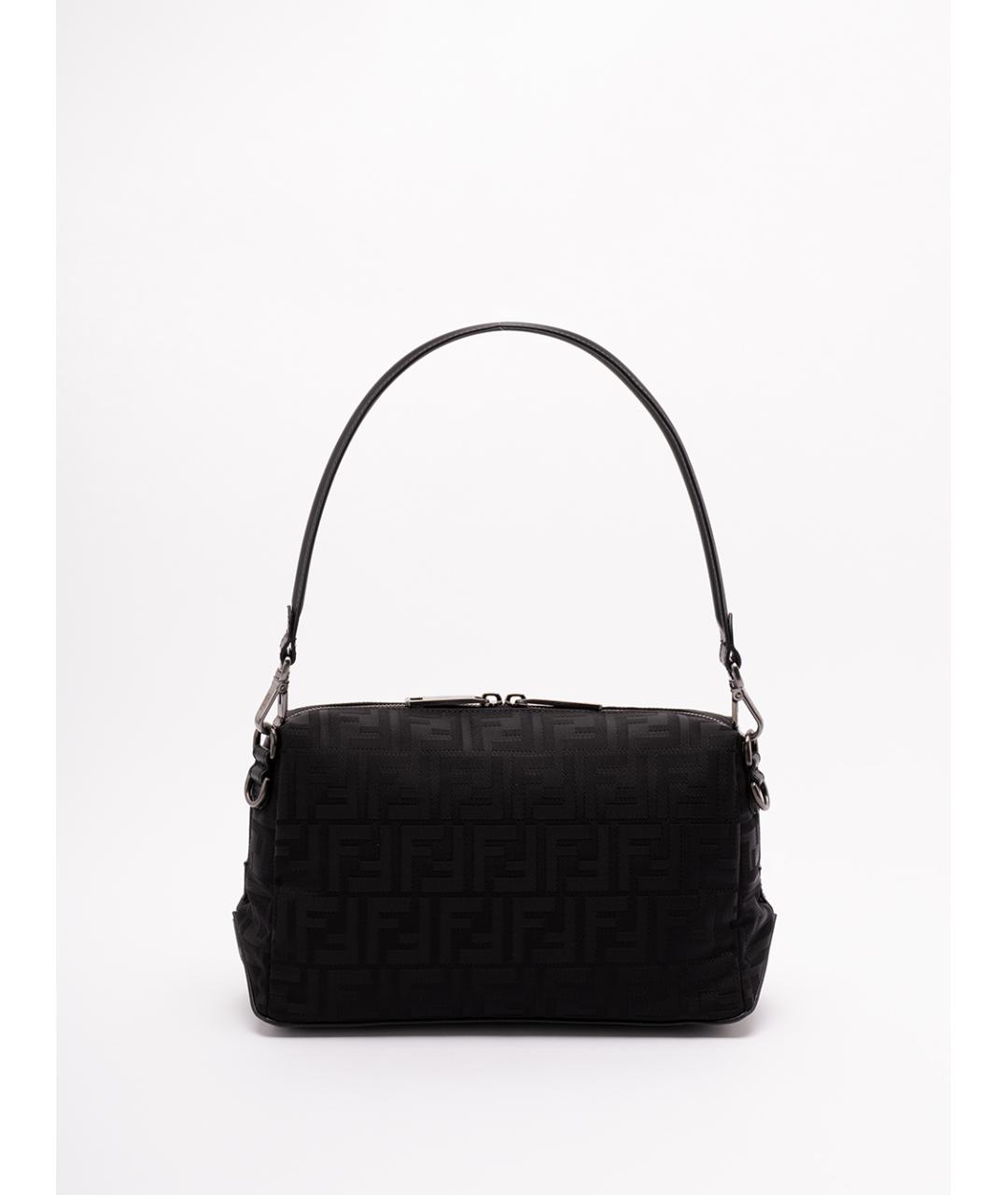 FENDI Черная синтетическая сумка на плечо, фото 2