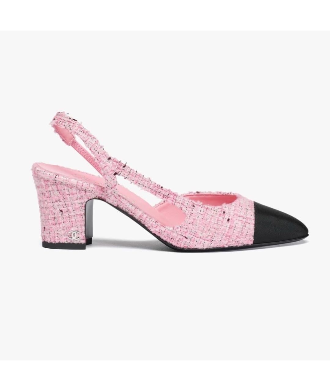CHANEL Розовые туфли, фото 3