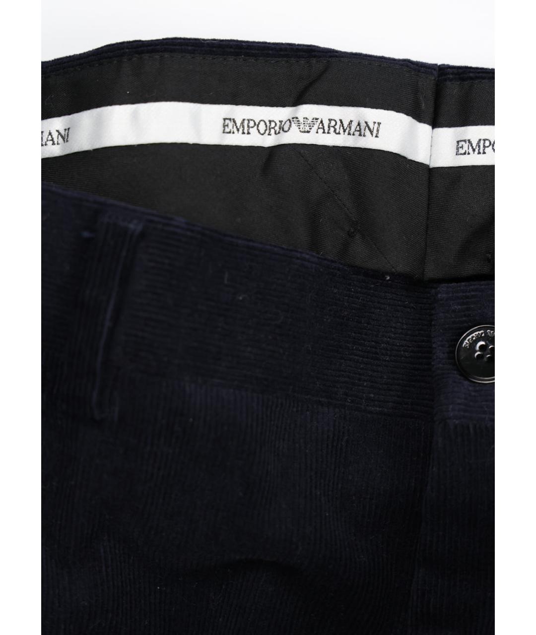 EMPORIO ARMANI Темно-синие прямые джинсы, фото 6