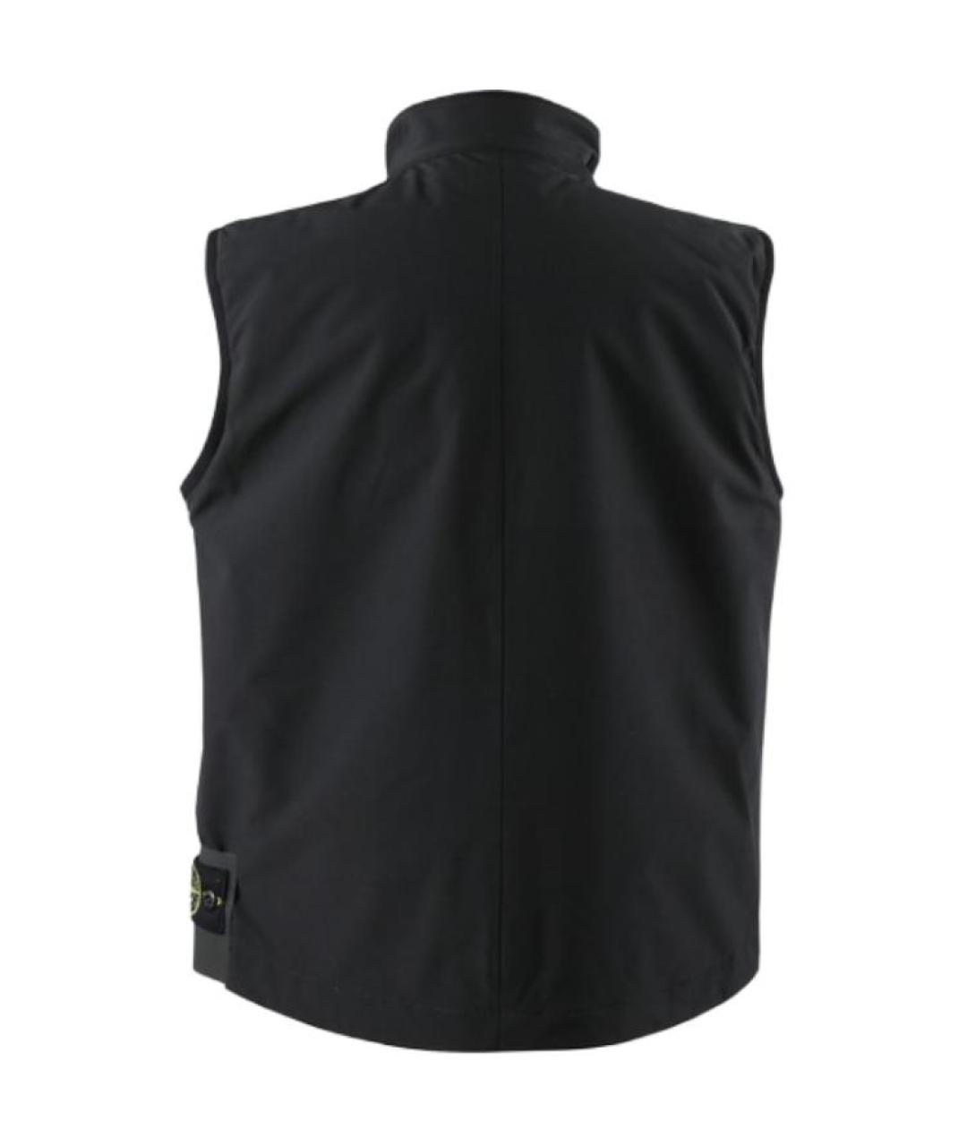 STONE ISLAND Черный жилет, фото 3