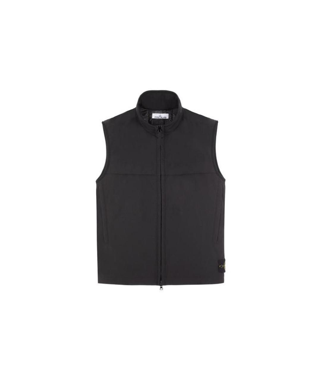 STONE ISLAND Черный жилет, фото 1