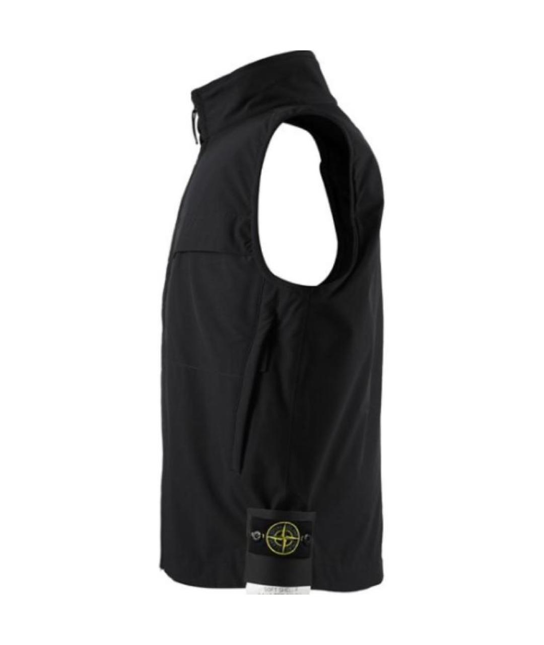 STONE ISLAND Черный жилет, фото 2