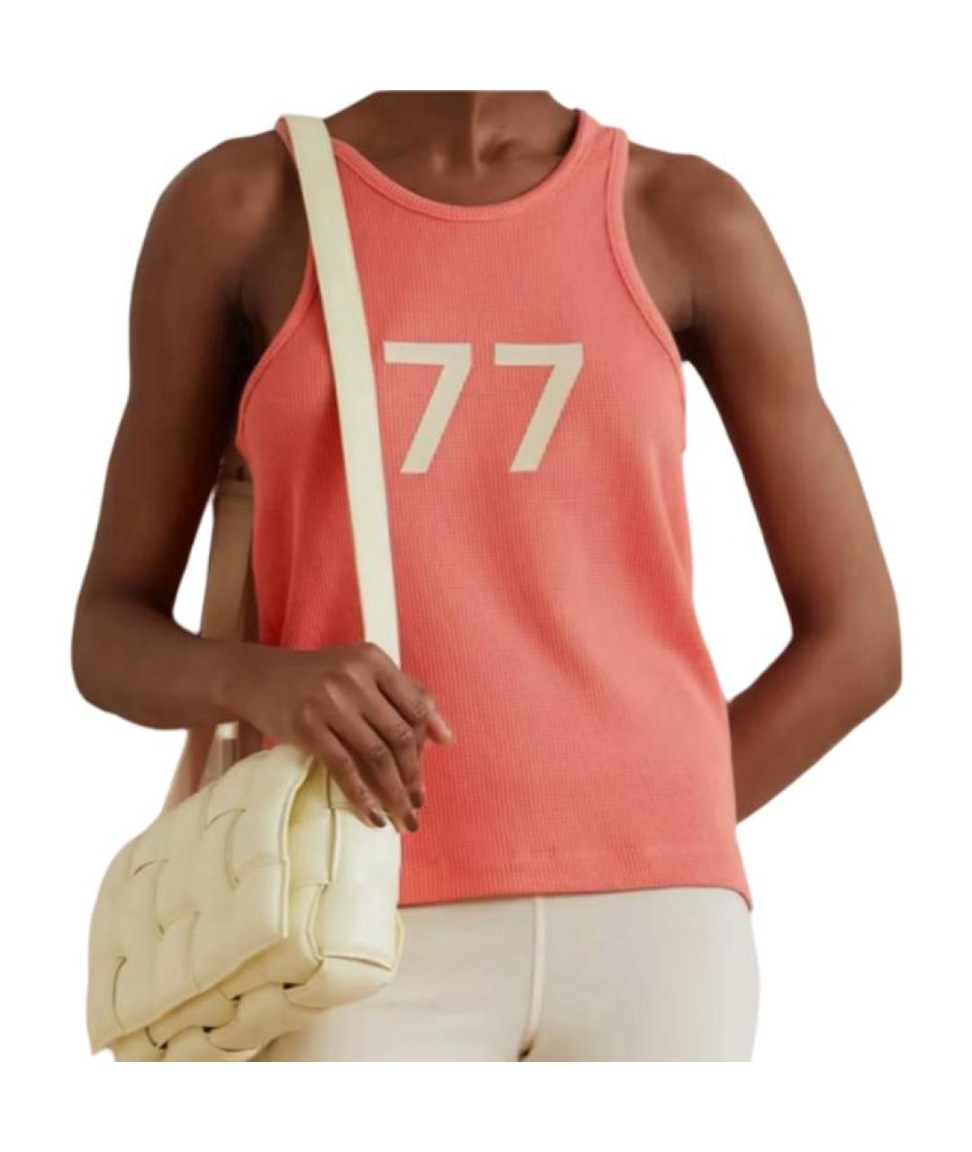 FEAR OF GOD ESSENTIALS Коралловая хлопковая майка, фото 3