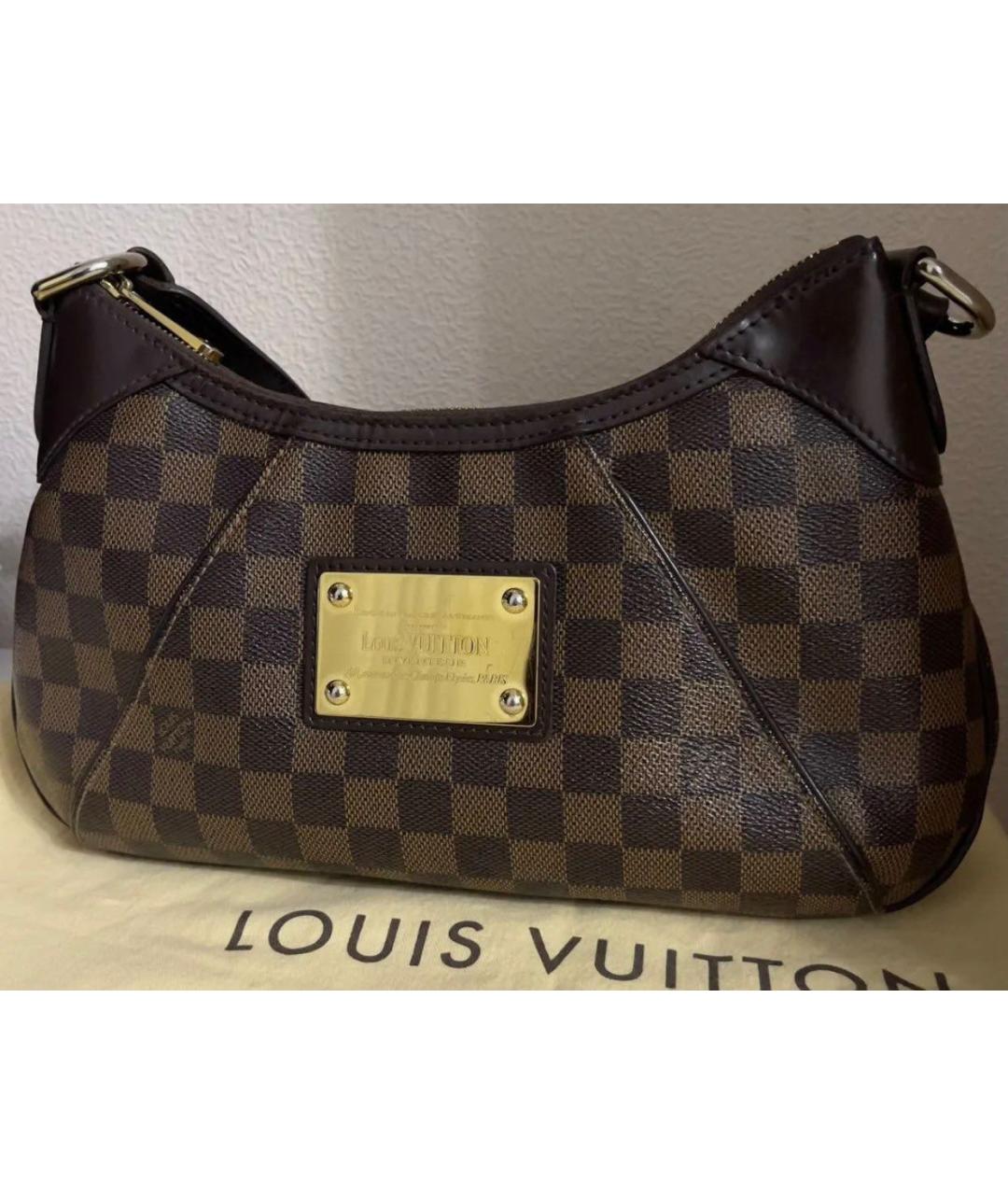 LOUIS VUITTON Коричневая сумка через плечо, фото 2