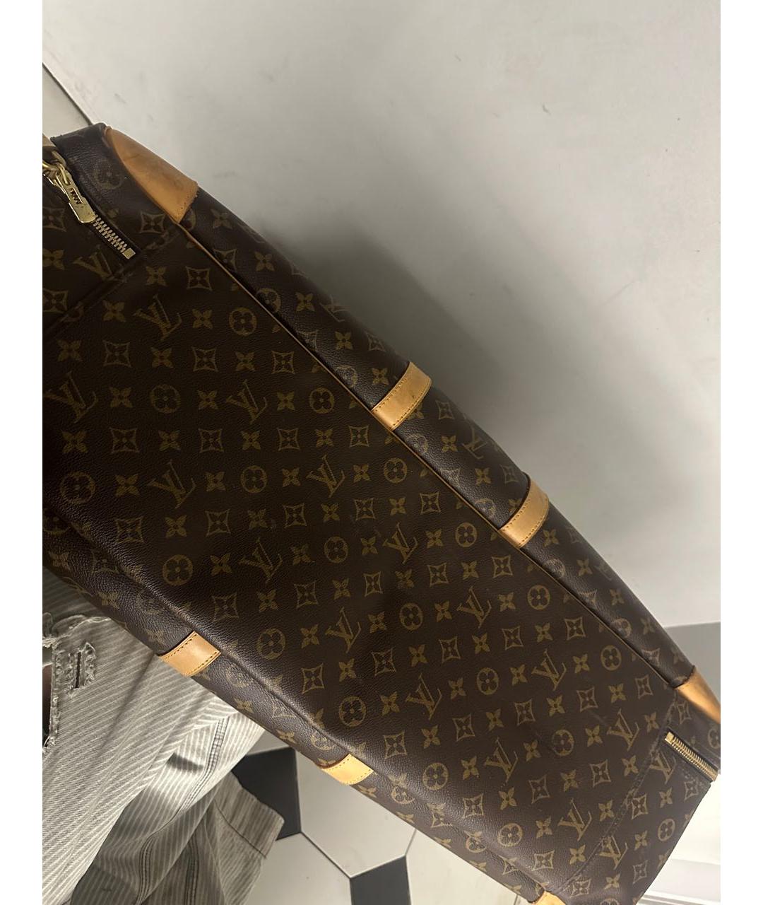 LOUIS VUITTON Оранжевый чемодан из лакированной кожи, фото 3