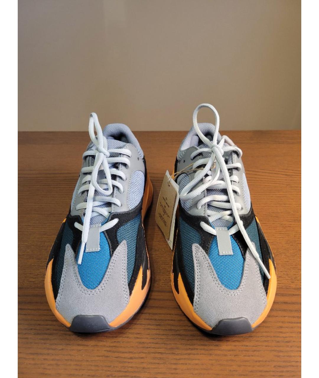 ADIDAS YEEZY Серые замшевые кроссовки, фото 3