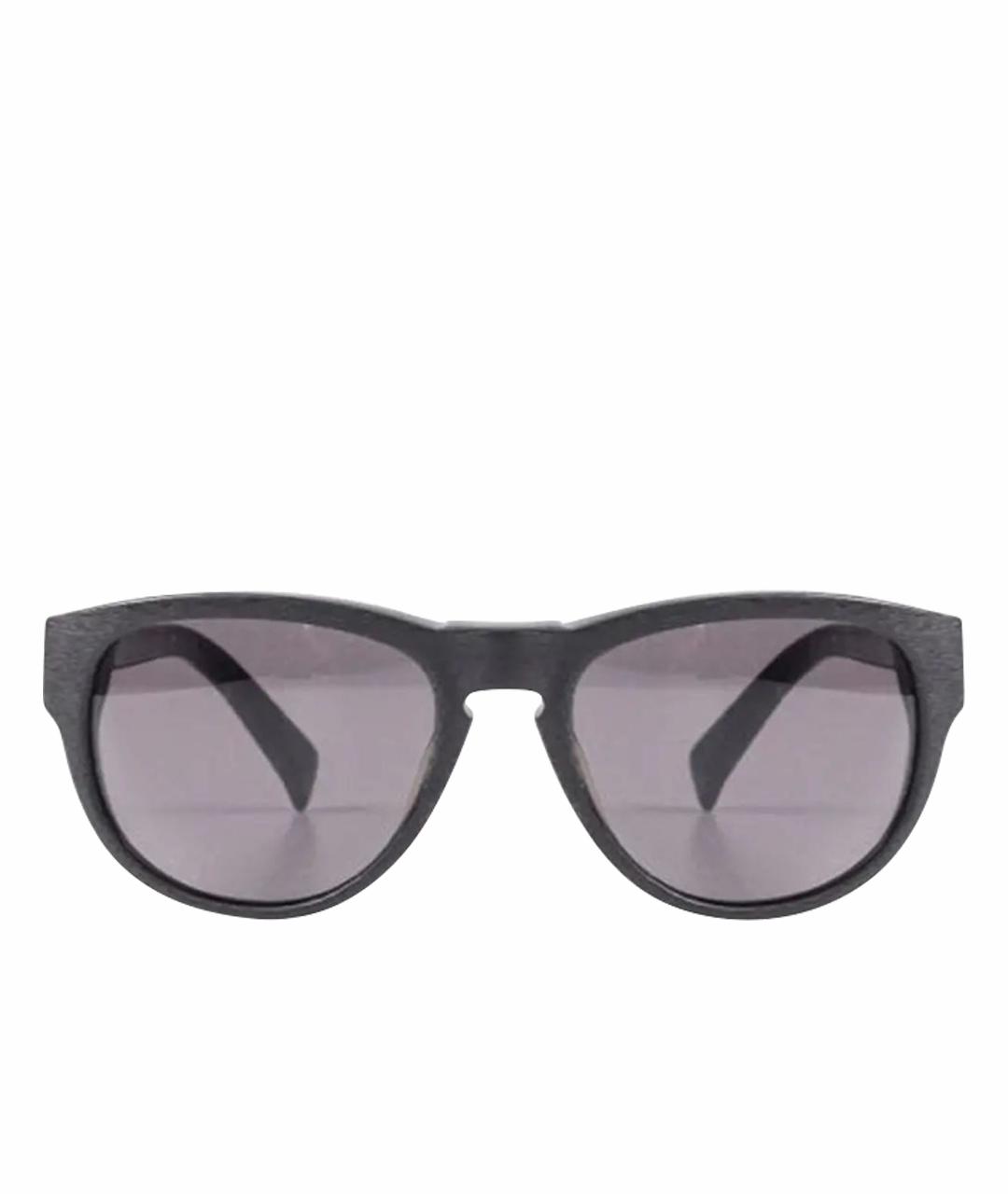 JIL SANDER Черные пластиковые солнцезащитные очки, фото 1