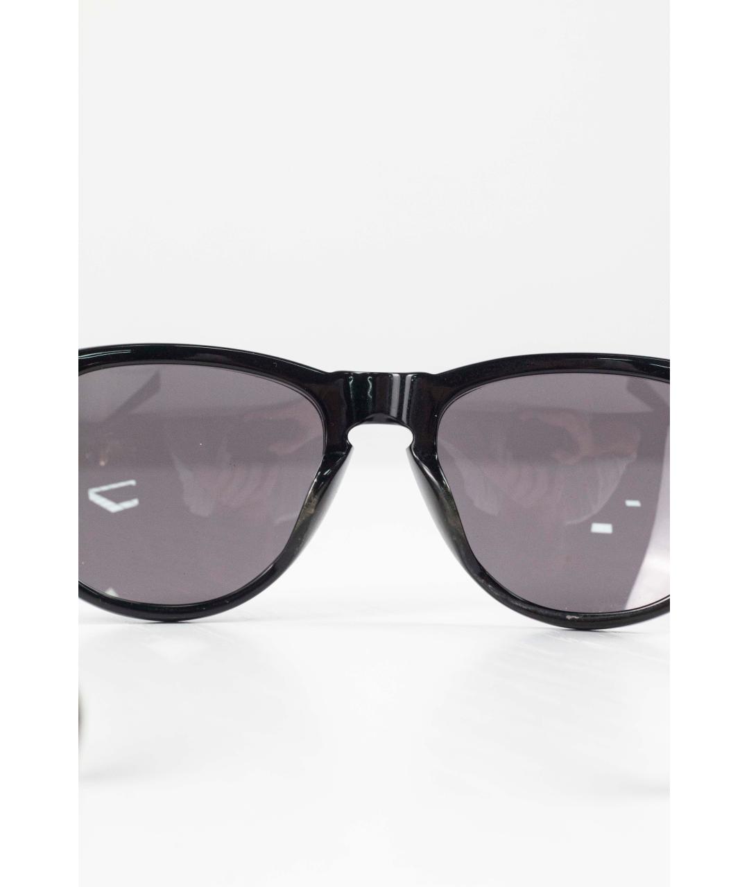 JIL SANDER Черные пластиковые солнцезащитные очки, фото 4