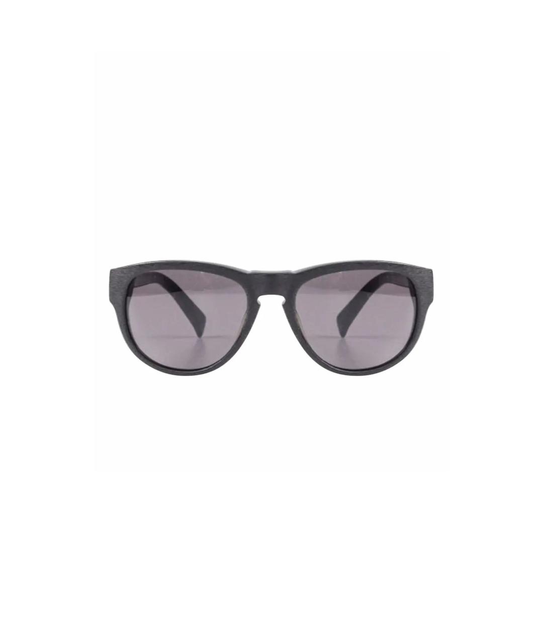 JIL SANDER Черные пластиковые солнцезащитные очки, фото 8