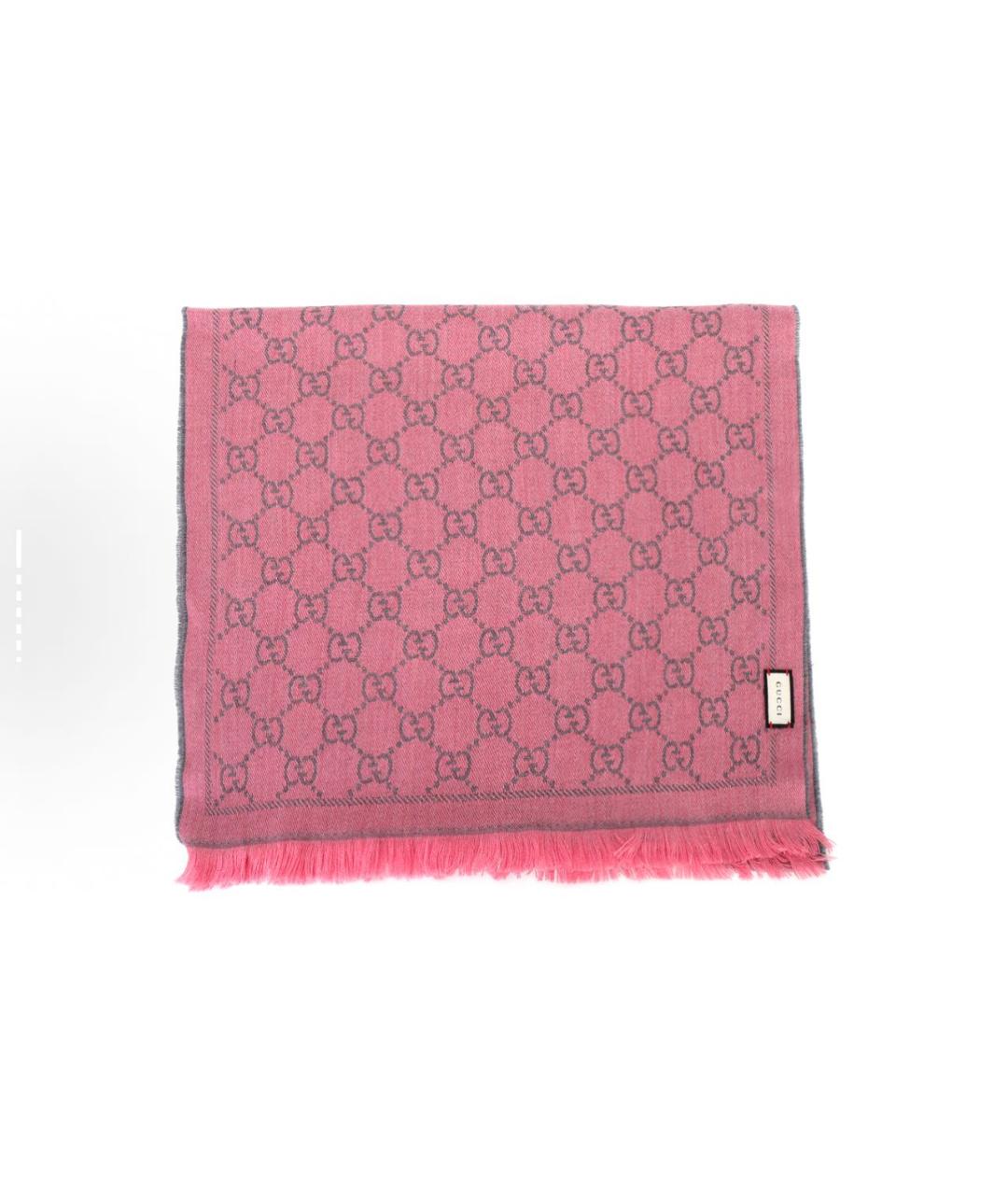 GUCCI Розовый шарф, фото 5