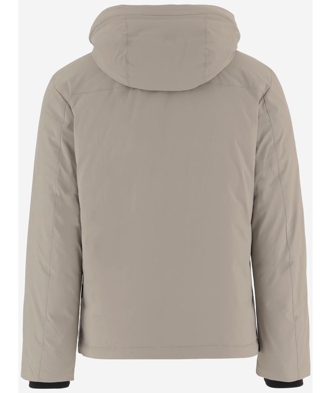 WOOLRICH Бежевая полиамидовая куртка, фото 2