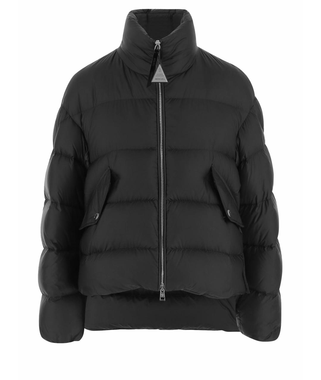 MONCLER Черная полиамидовая куртка, фото 1