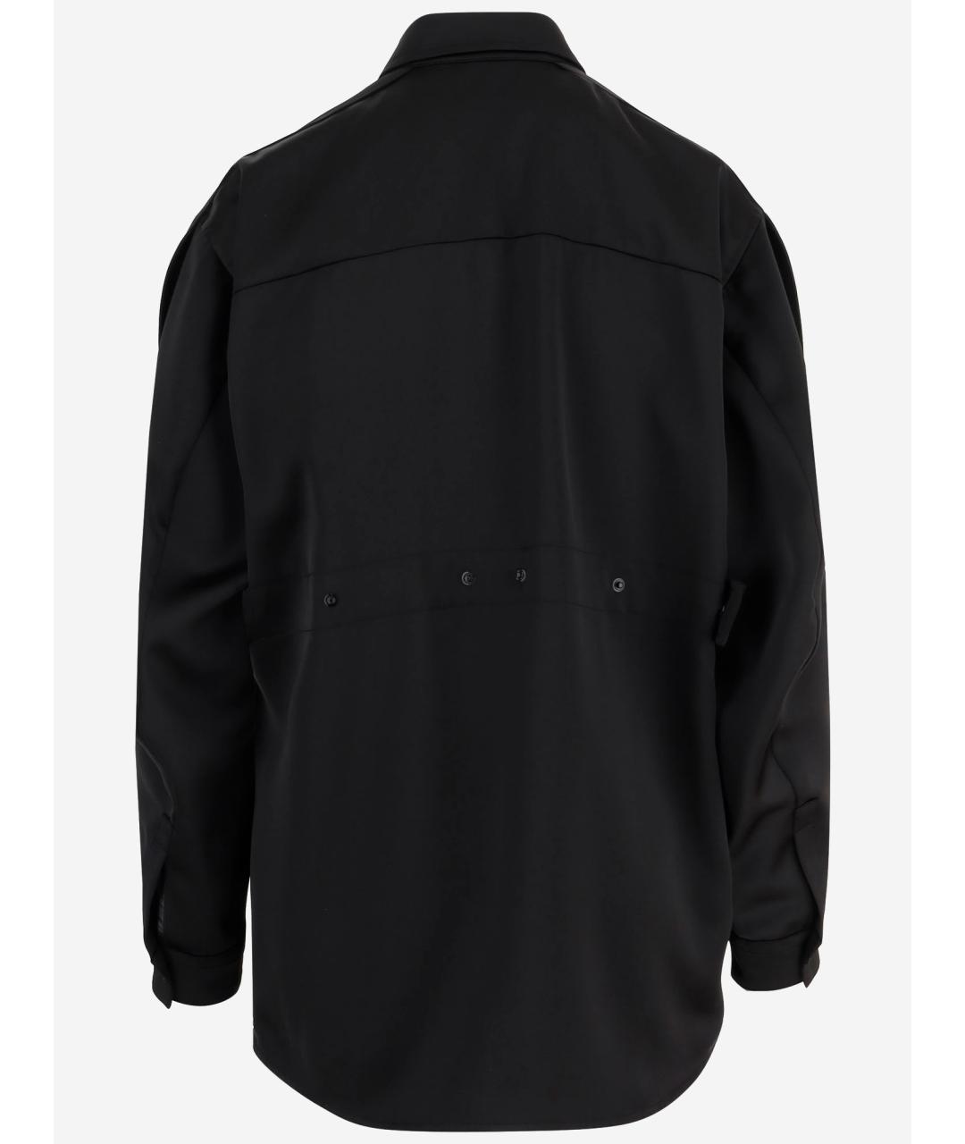 MONCLER Черная полиэстеровая куртка, фото 2