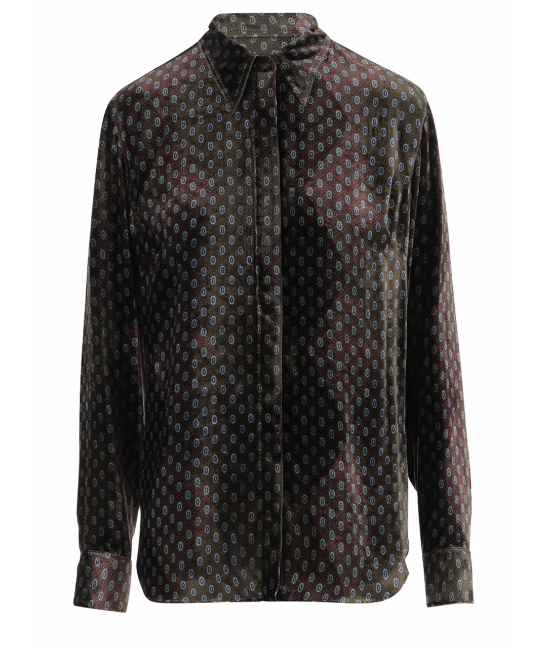 DRIES VAN NOTEN Мульти вискозная рубашка, фото 1