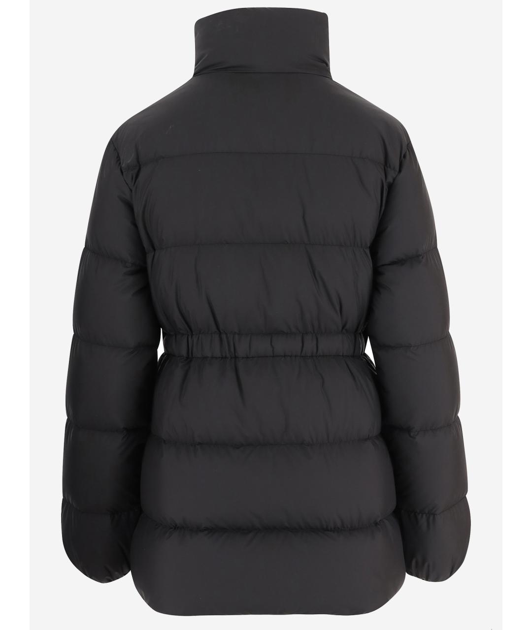 MONCLER Черный полиэстеровый пуховик, фото 3