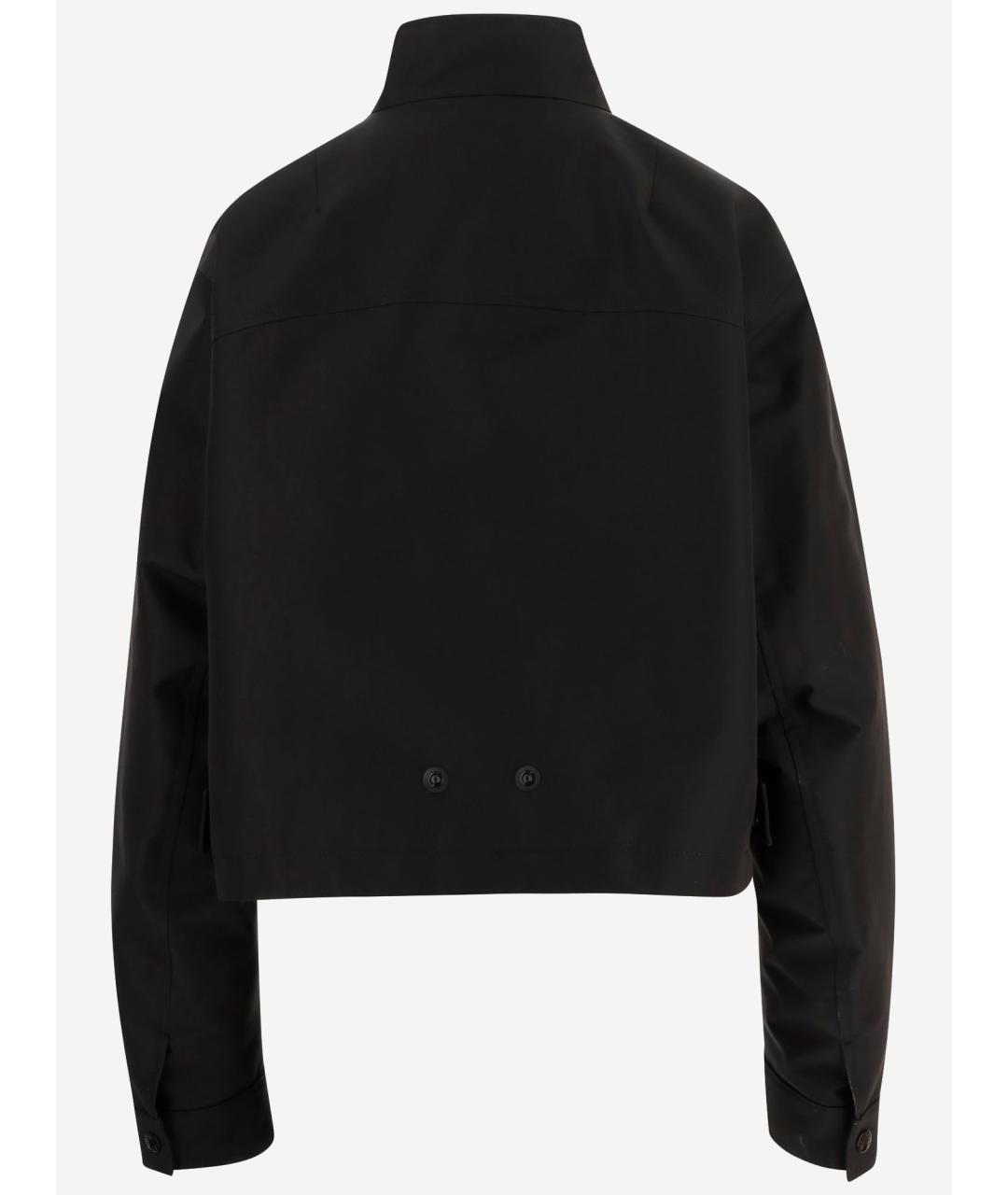 MONCLER Черная полиэстеровая куртка, фото 2