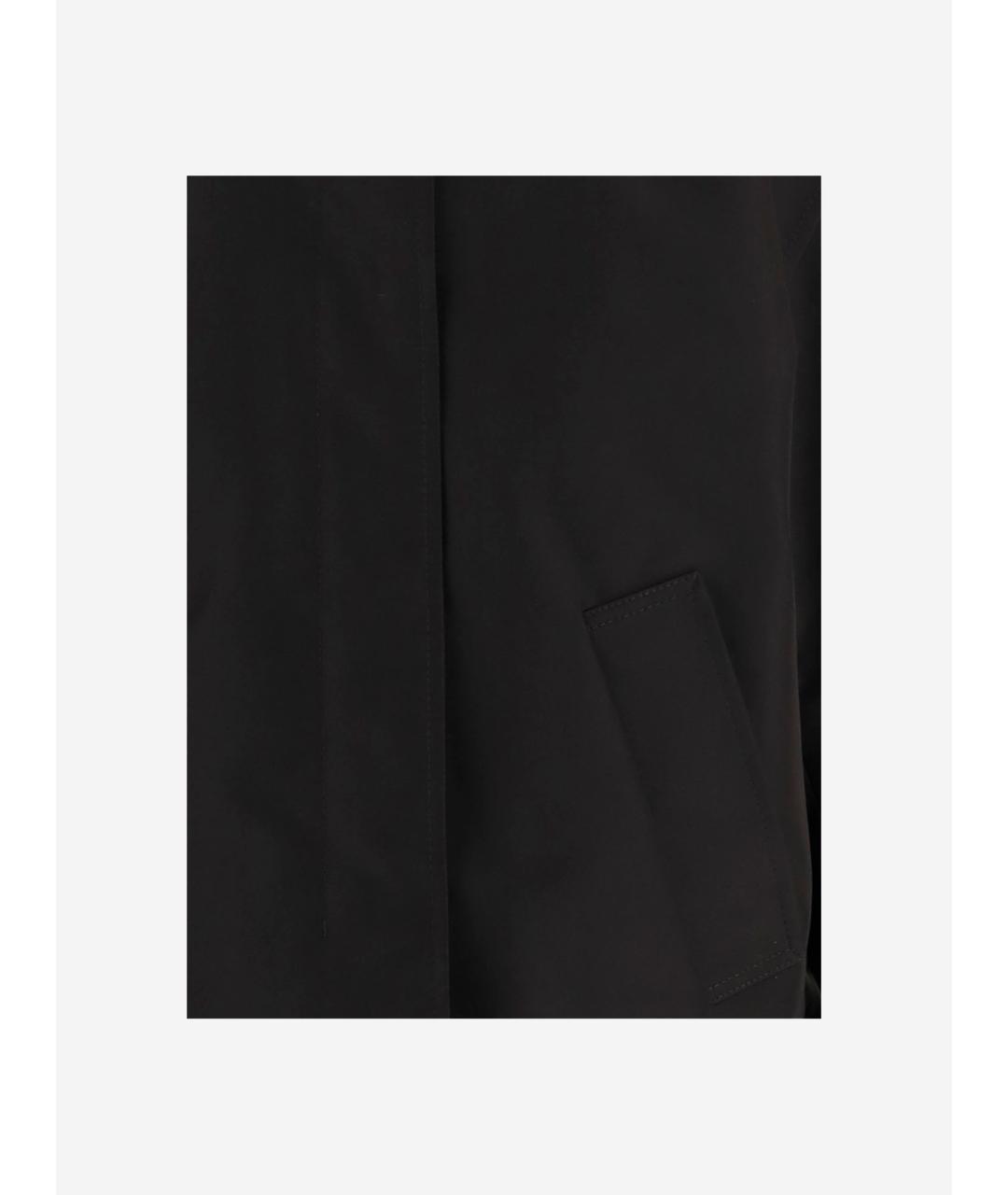 MONCLER Черная полиэстеровая куртка, фото 3