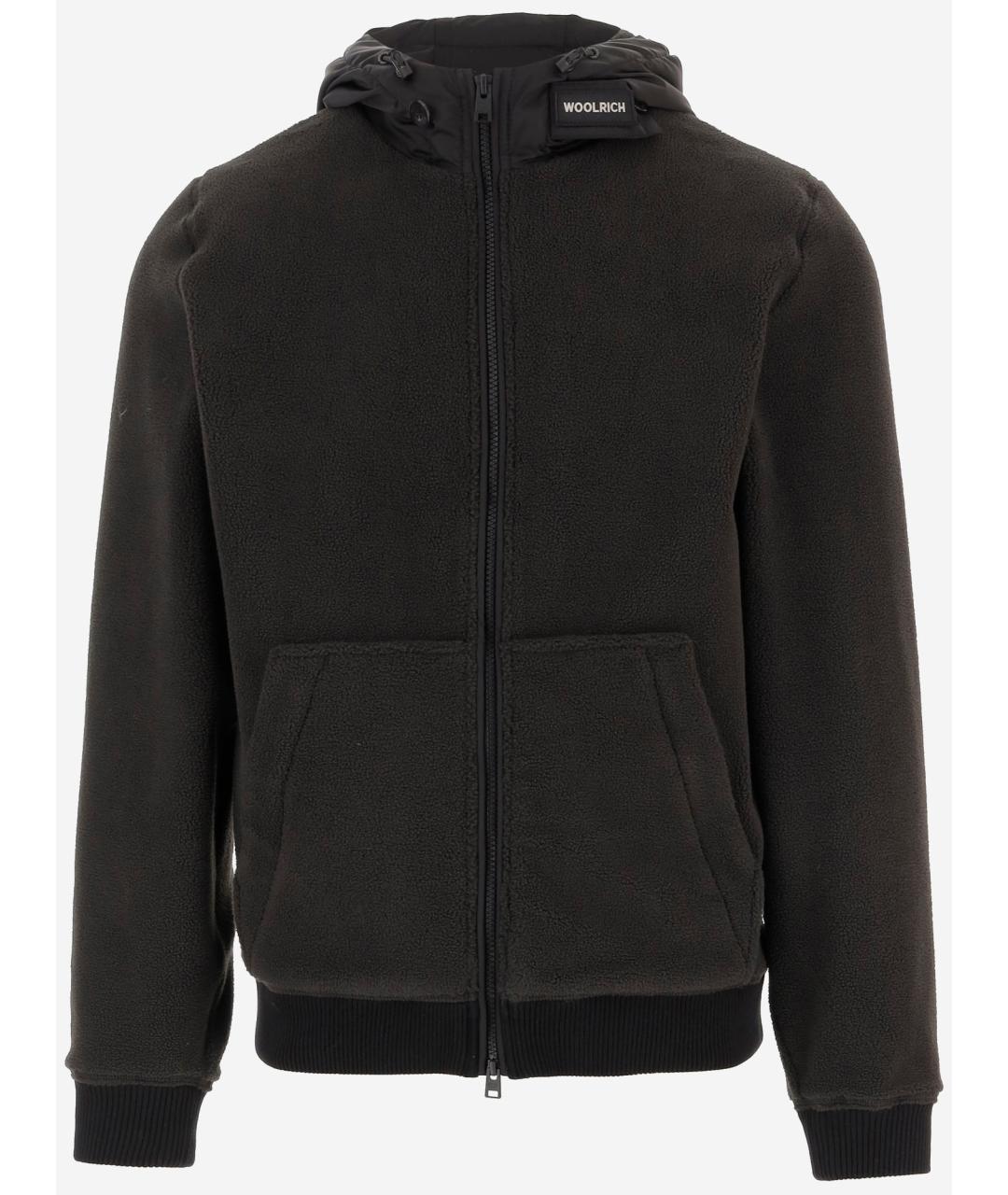 WOOLRICH Черная полиэстеровая куртка, фото 4