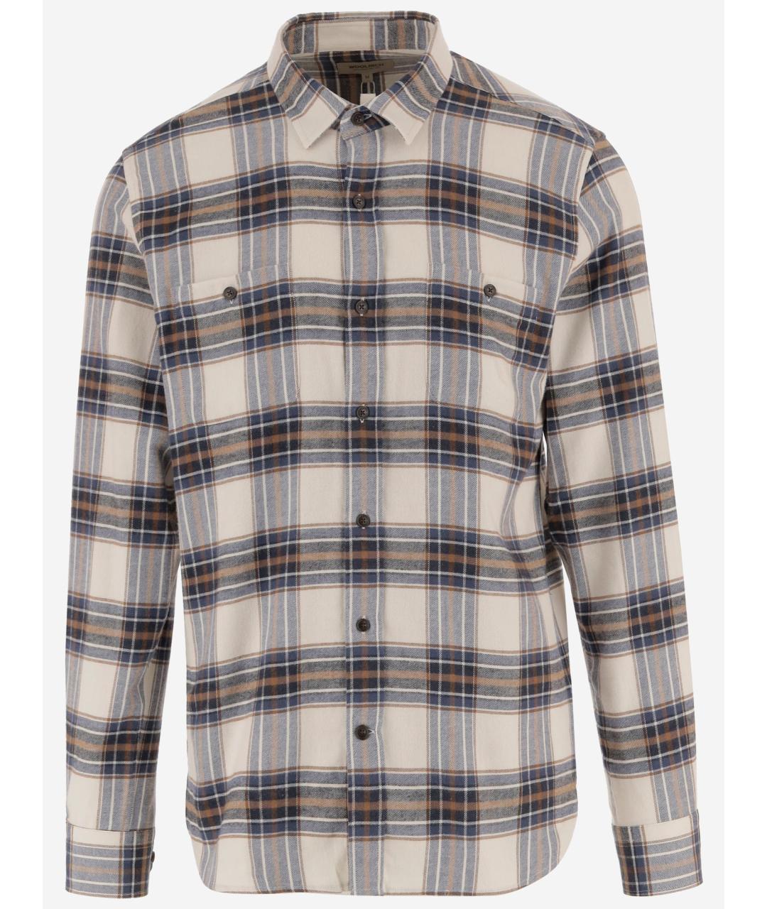 WOOLRICH Мульти хлопковая кэжуал рубашка, фото 4