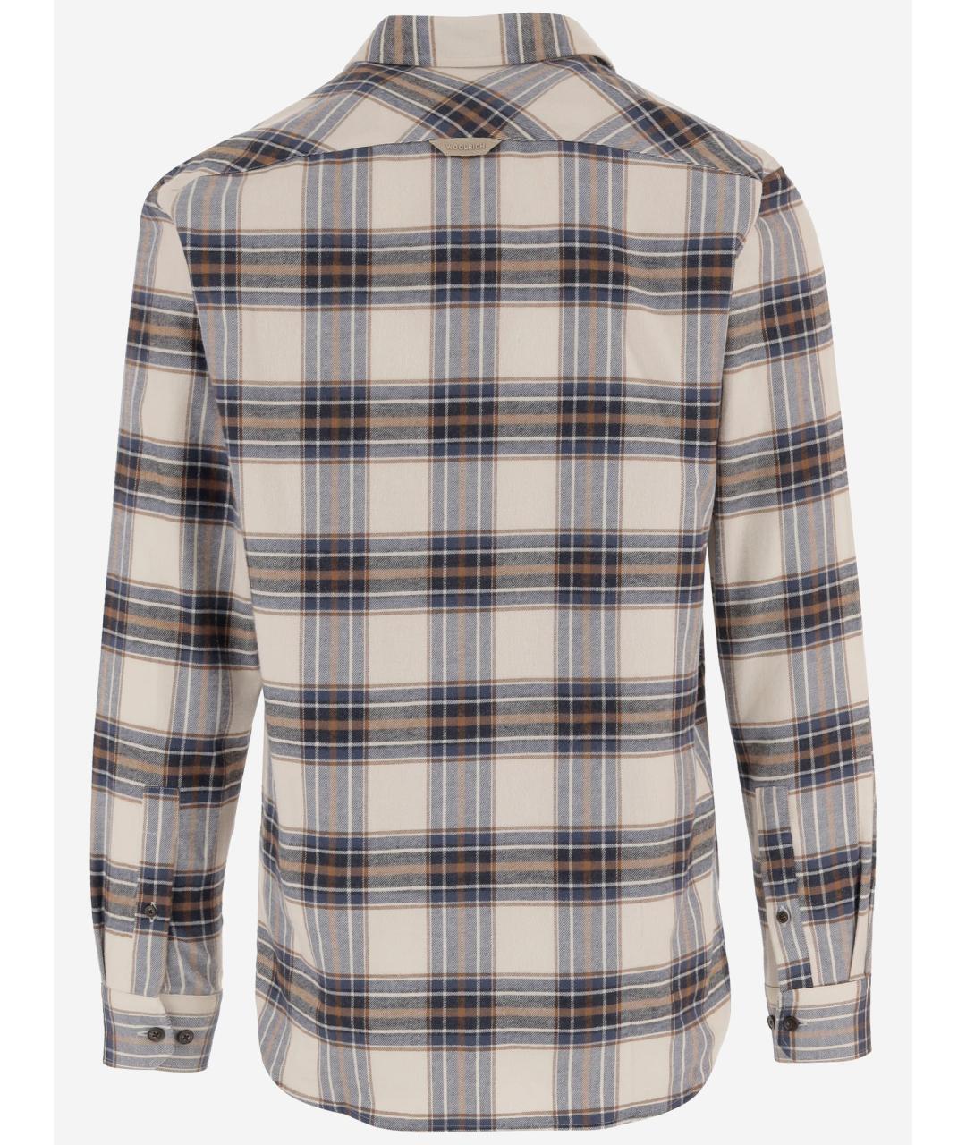 WOOLRICH Мульти хлопковая кэжуал рубашка, фото 2