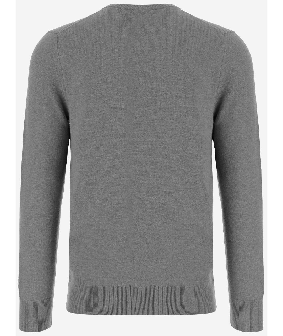 POLO RALPH LAUREN Серый шерстяной джемпер / свитер, фото 2