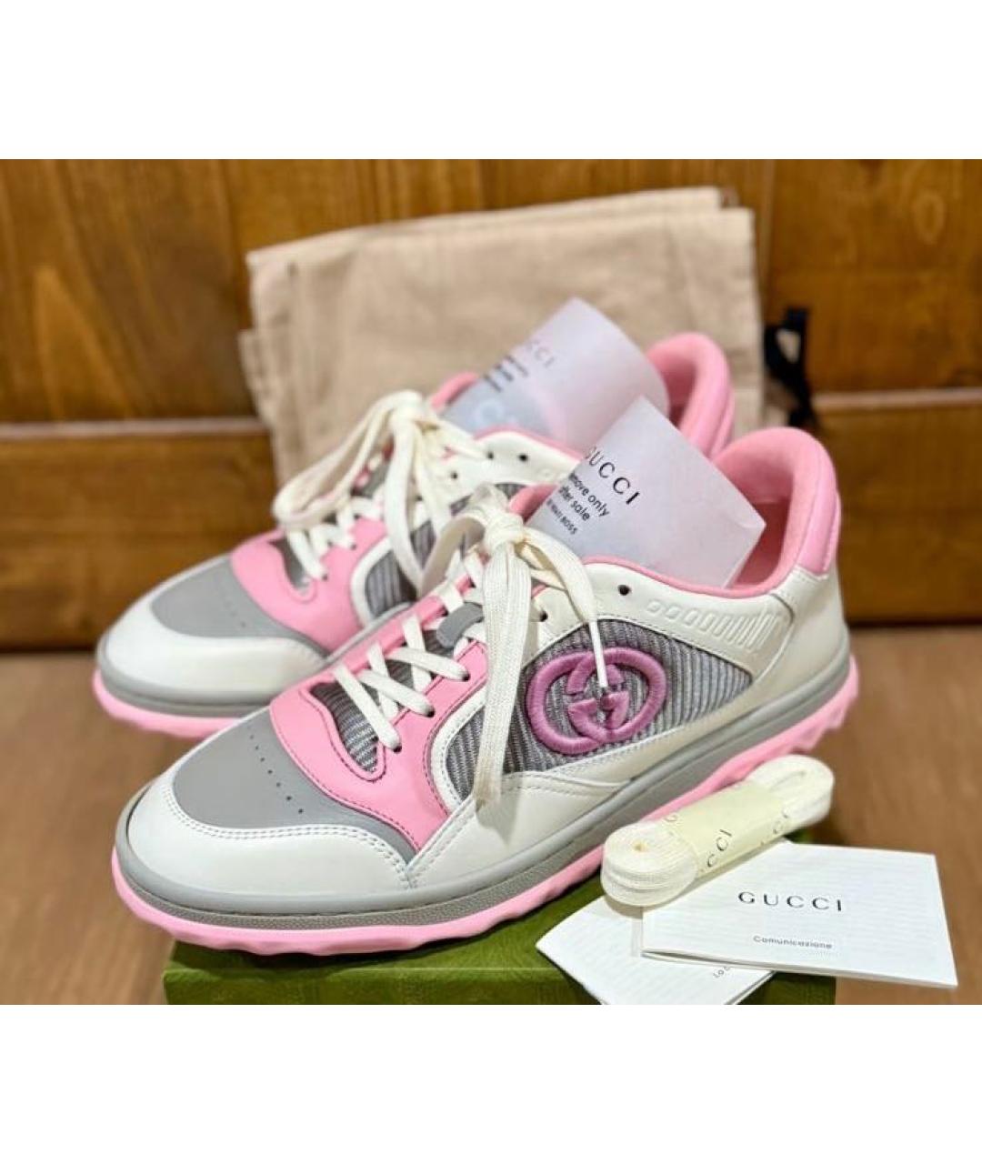 GUCCI Мульти кожаные кеды, фото 2