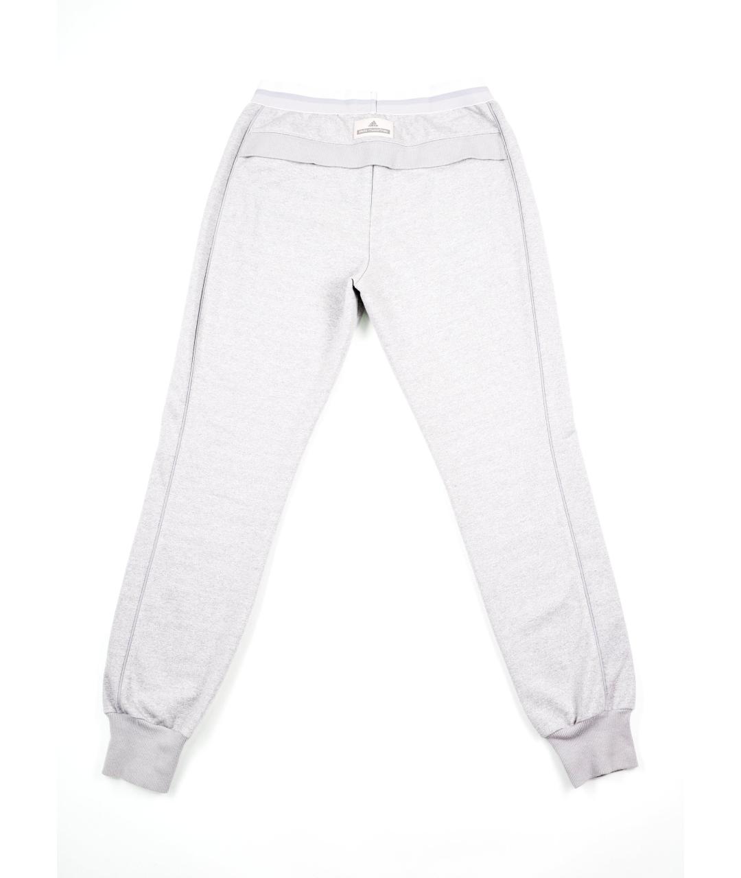 ADIDAS BY STELLA MCCARTNEY Серые хлопковые брюки узкие, фото 2