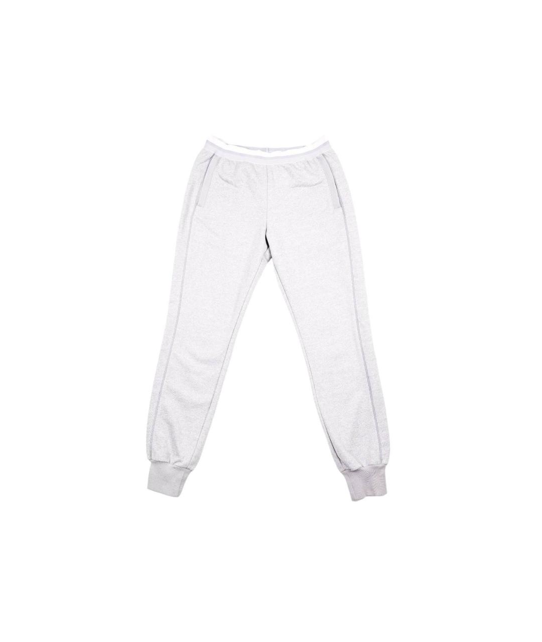ADIDAS BY STELLA MCCARTNEY Серые хлопковые брюки узкие, фото 8