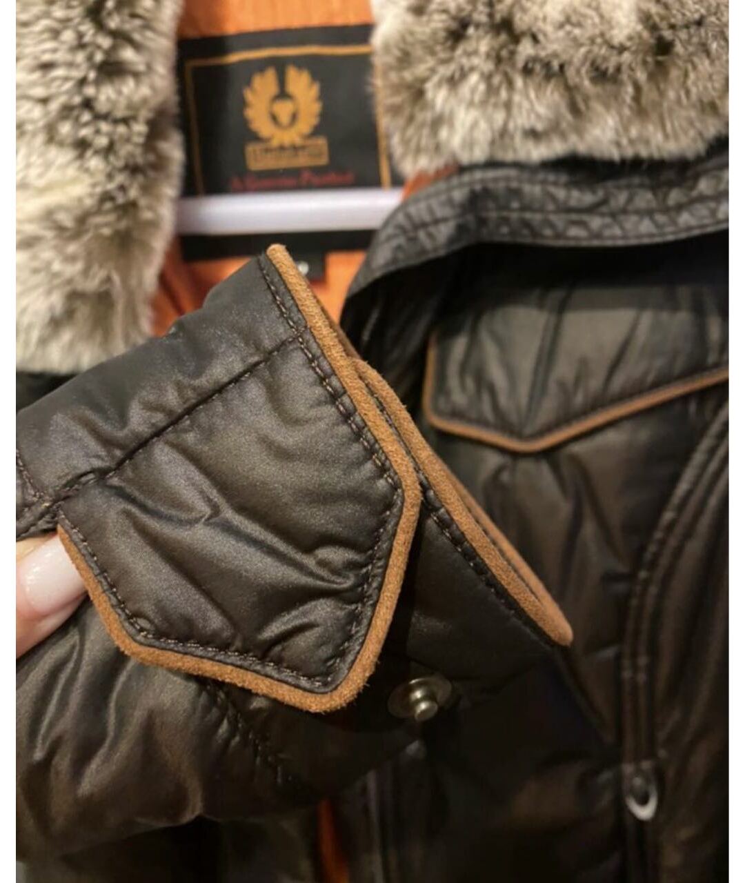 BELSTAFF Коричневый пуховик, фото 4