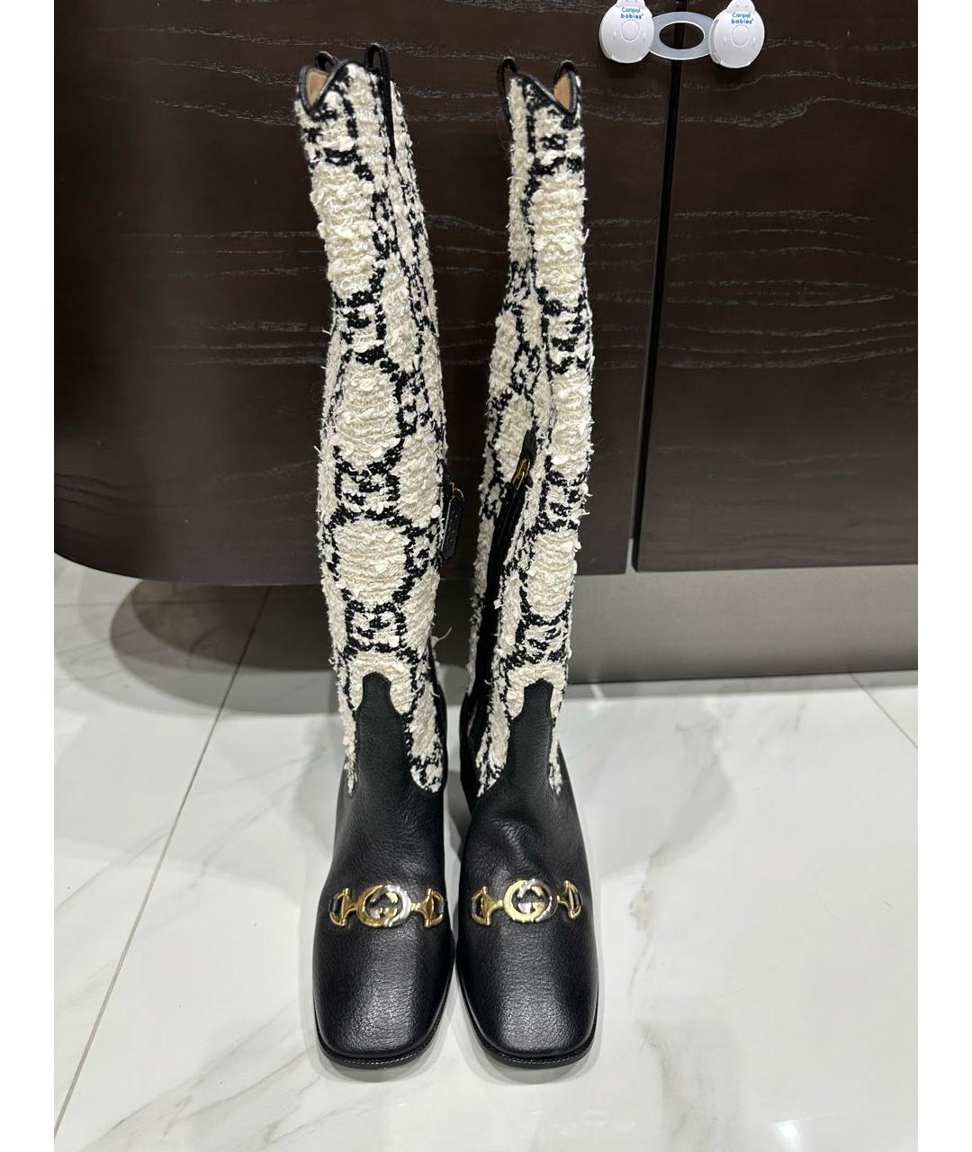 GUCCI Мульти кожаные сапоги, фото 2