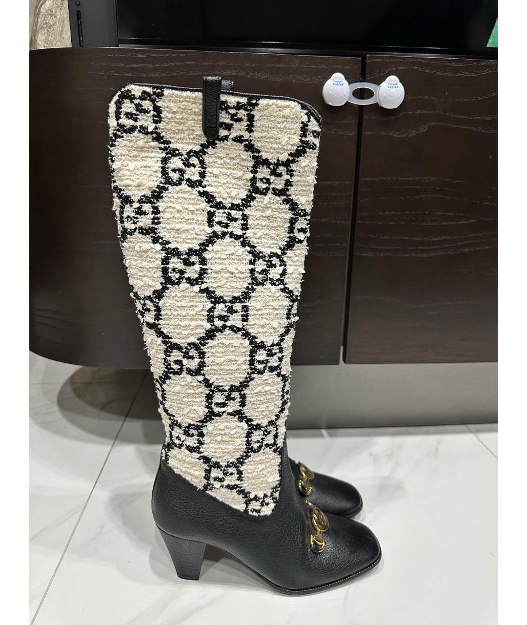 GUCCI Мульти кожаные сапоги, фото 5