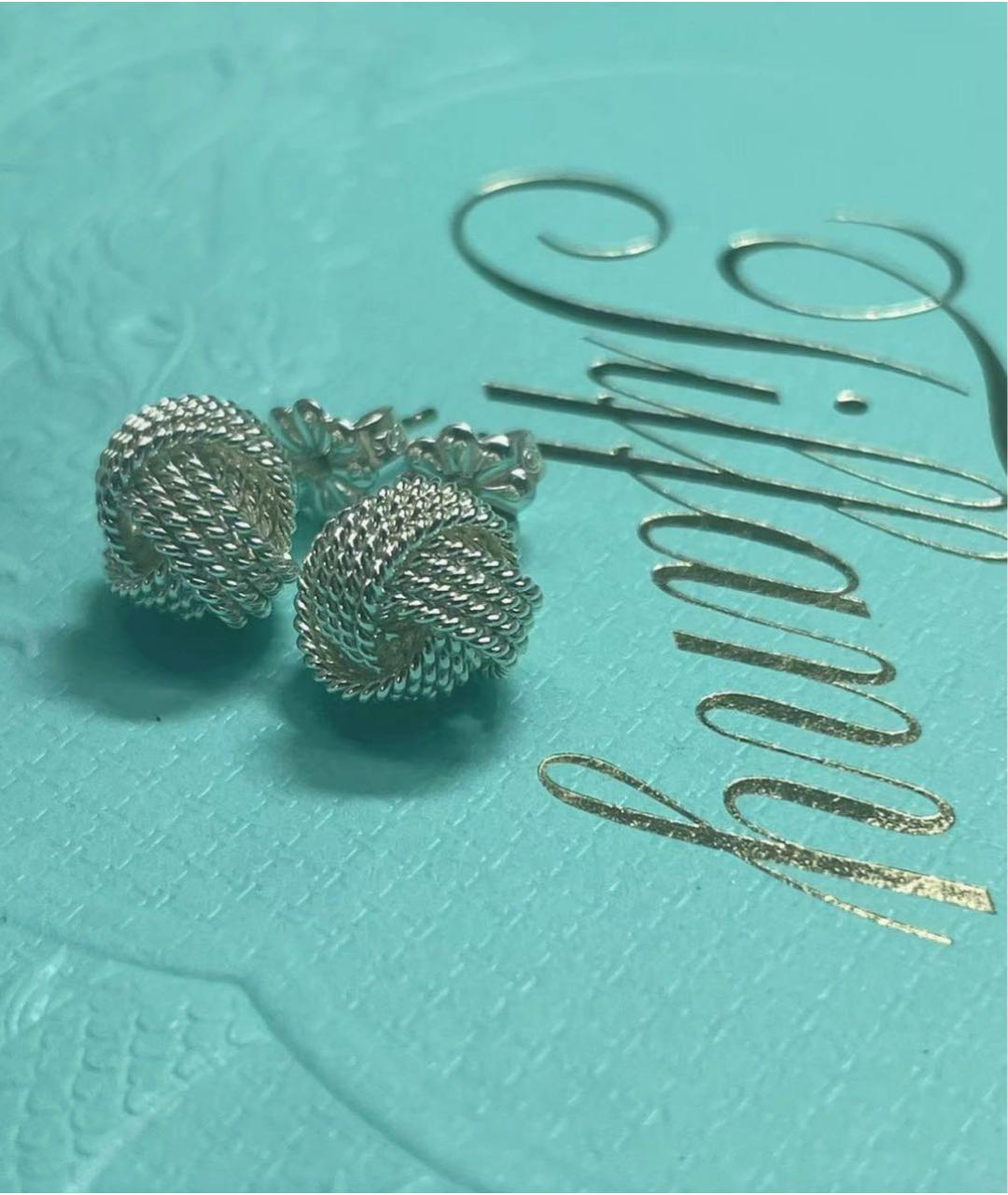 TIFFANY&CO Серебряные серебряные серьги, фото 4