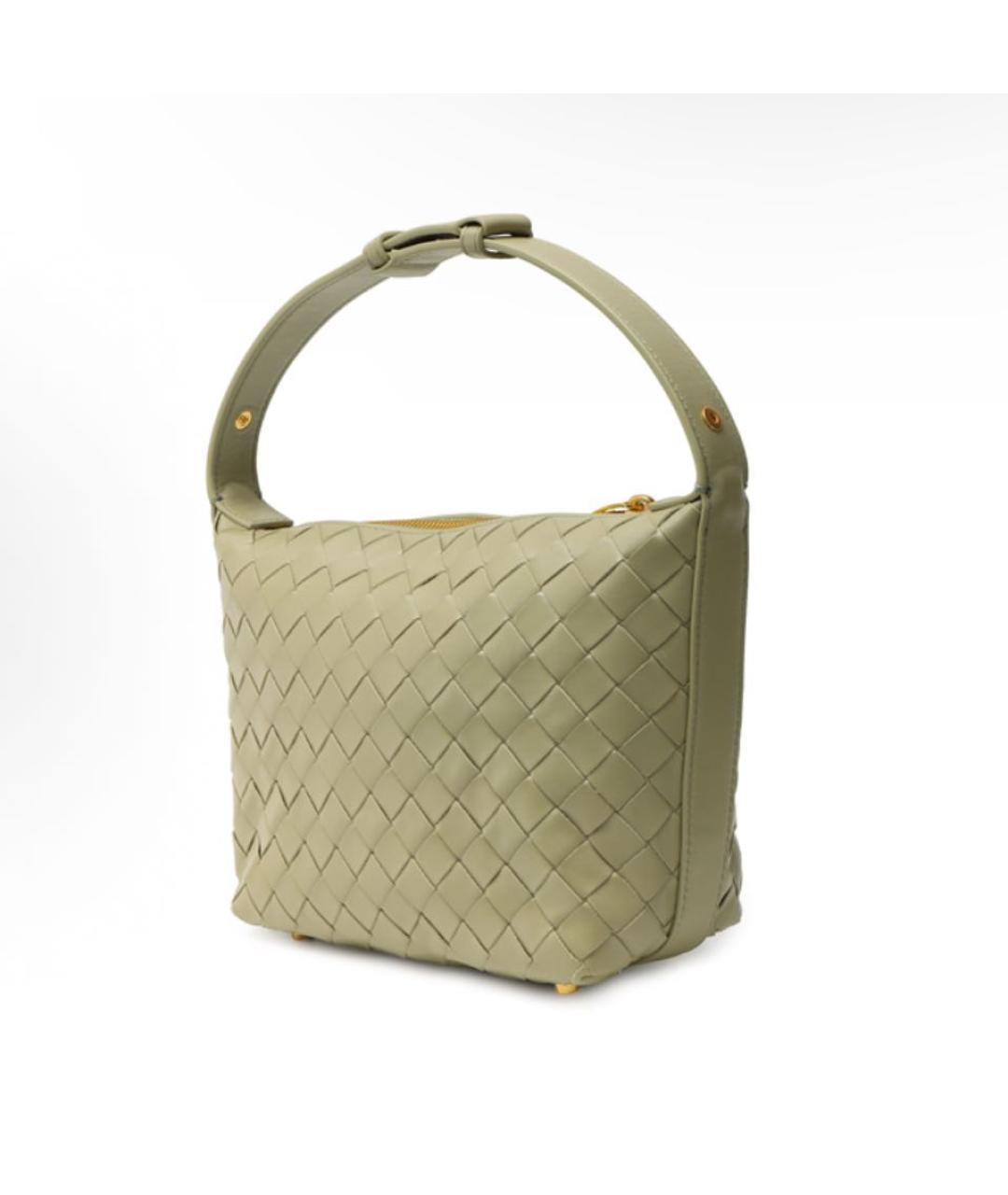 BOTTEGA VENETA Бежевая кожаная сумка через плечо, фото 3