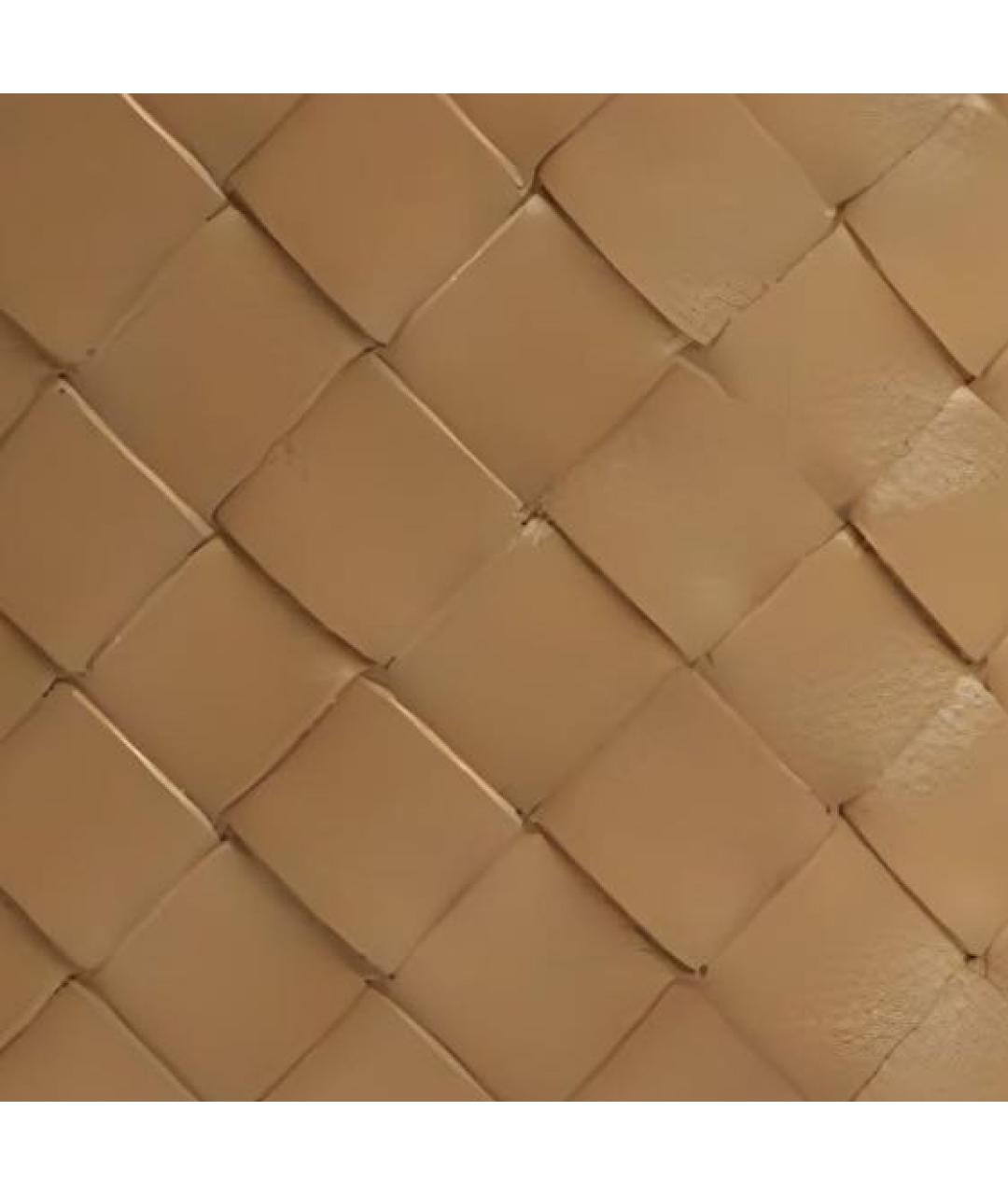 BOTTEGA VENETA Коричневая кожаная сумка через плечо, фото 4