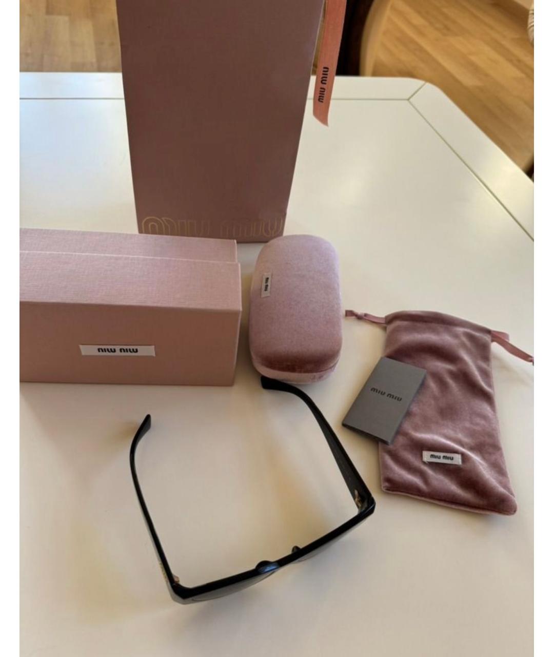 MIU MIU Пластиковые солнцезащитные очки, фото 2