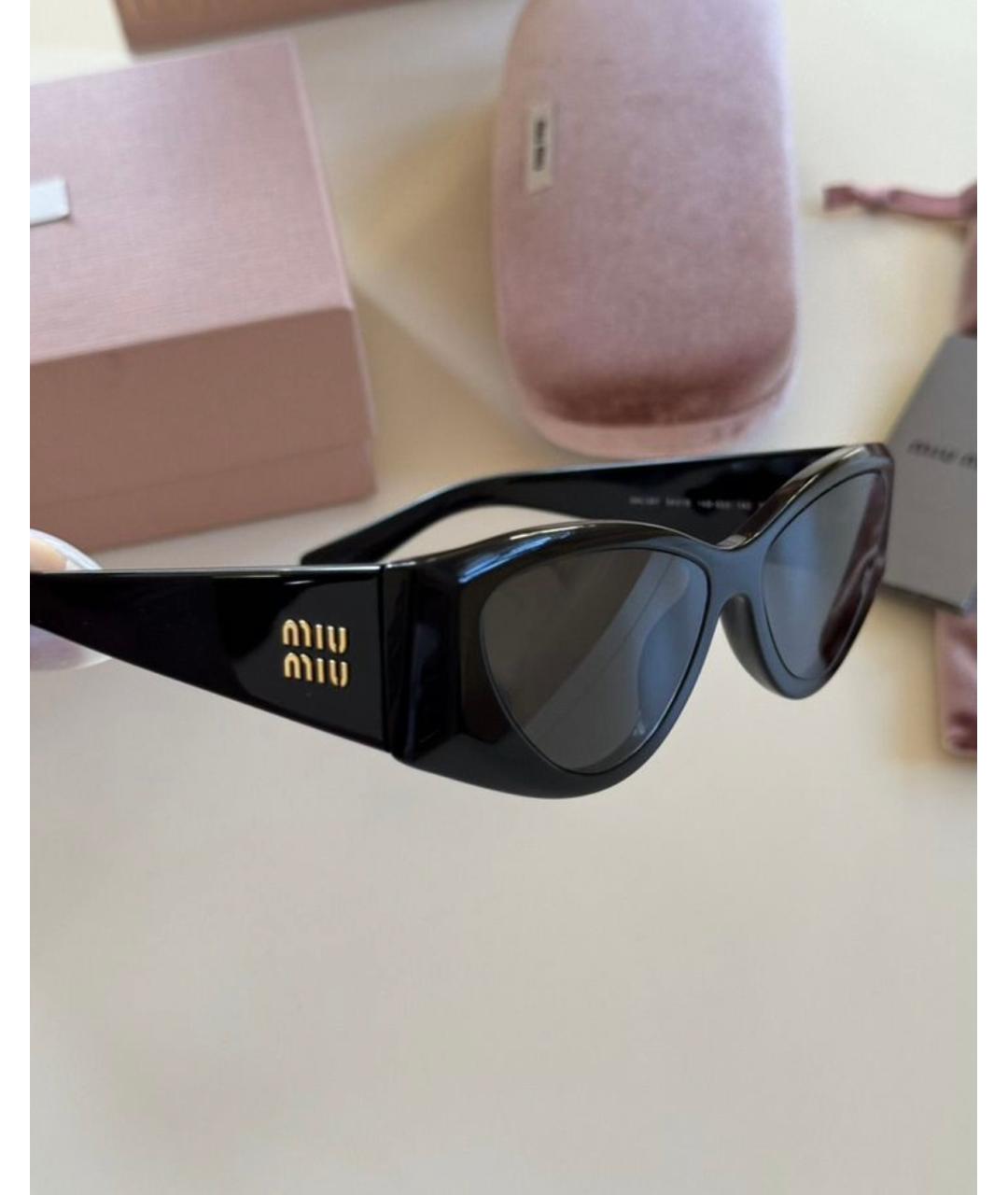 MIU MIU Пластиковые солнцезащитные очки, фото 6