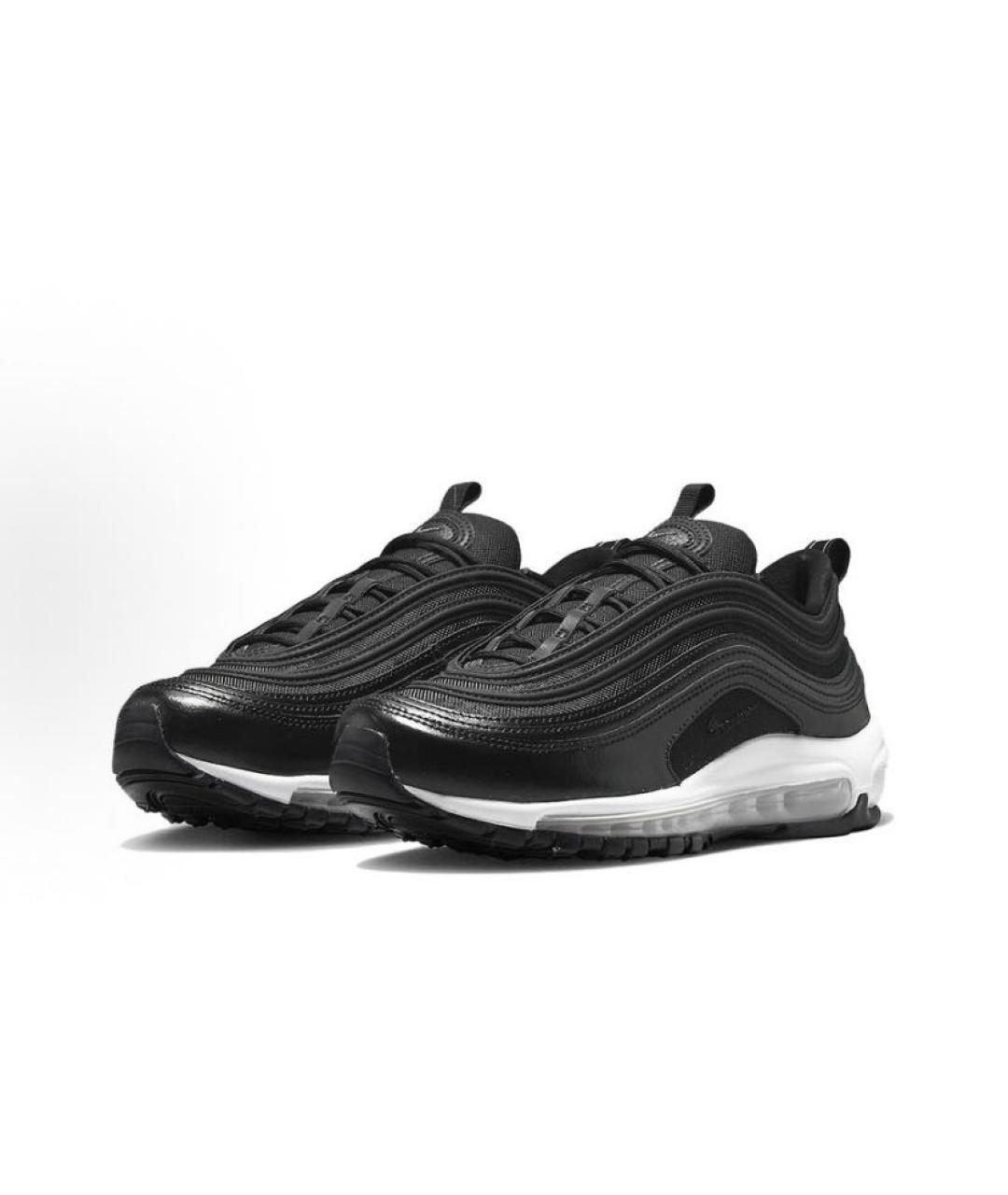 NIKE Черные кожаные кроссовки, фото 3