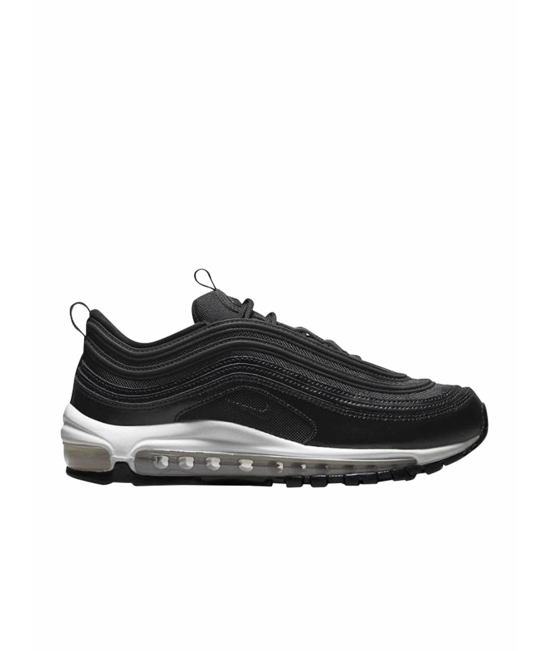 NIKE Черные кожаные кроссовки, фото 1