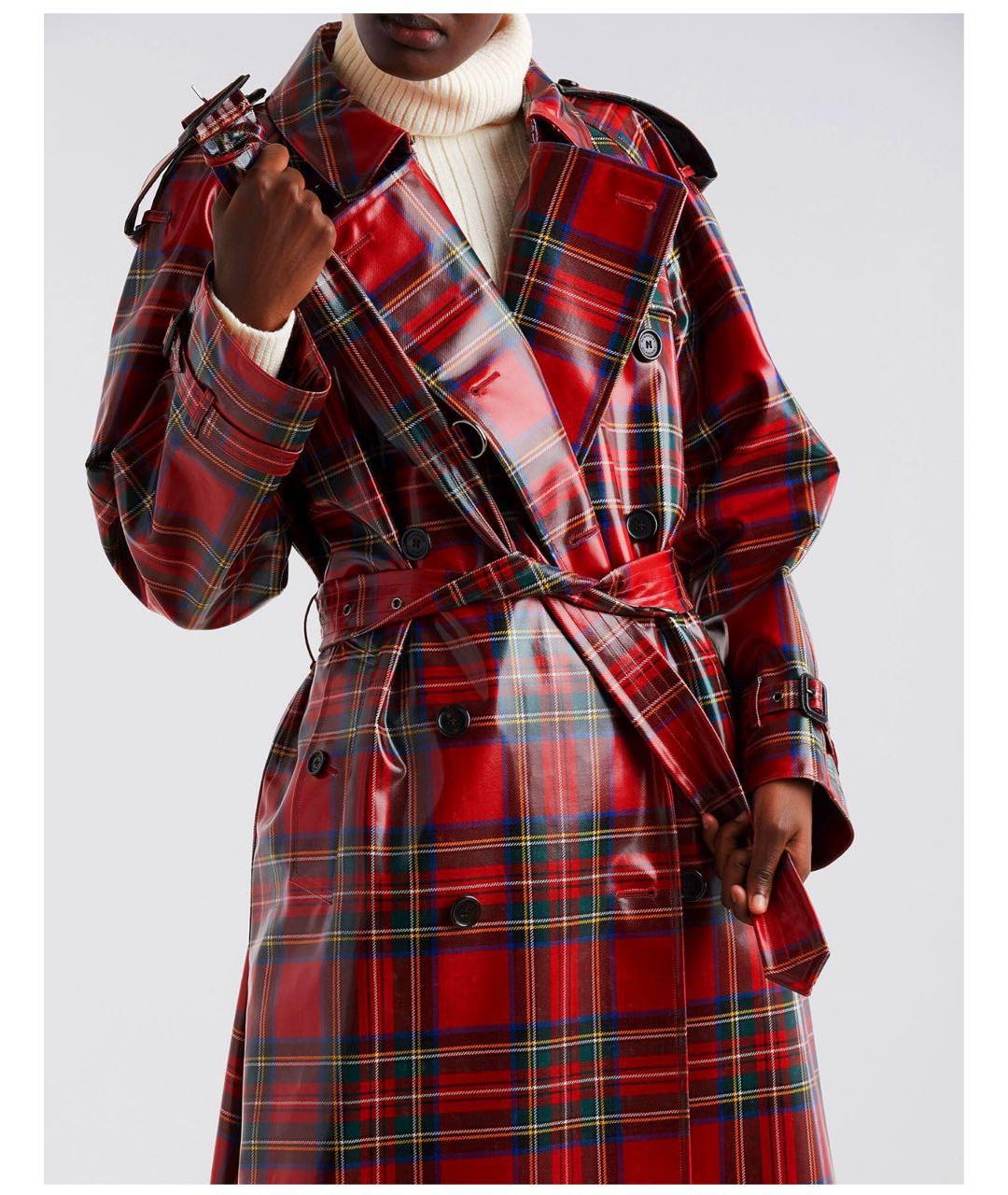 BURBERRY Красный тренч/плащ, фото 3