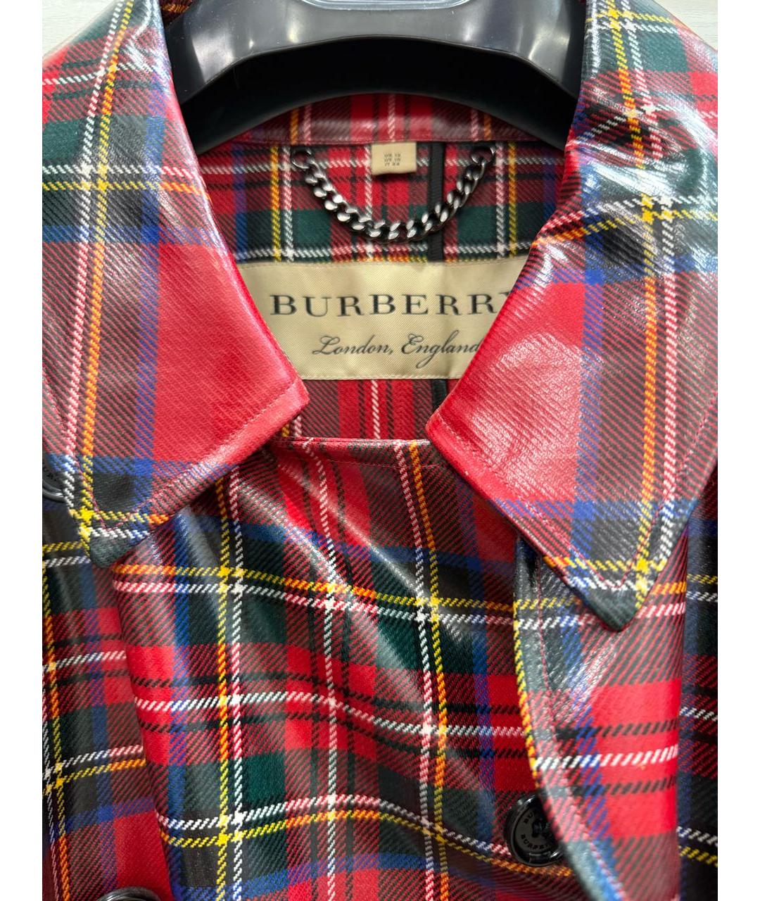 BURBERRY Красный тренч/плащ, фото 7