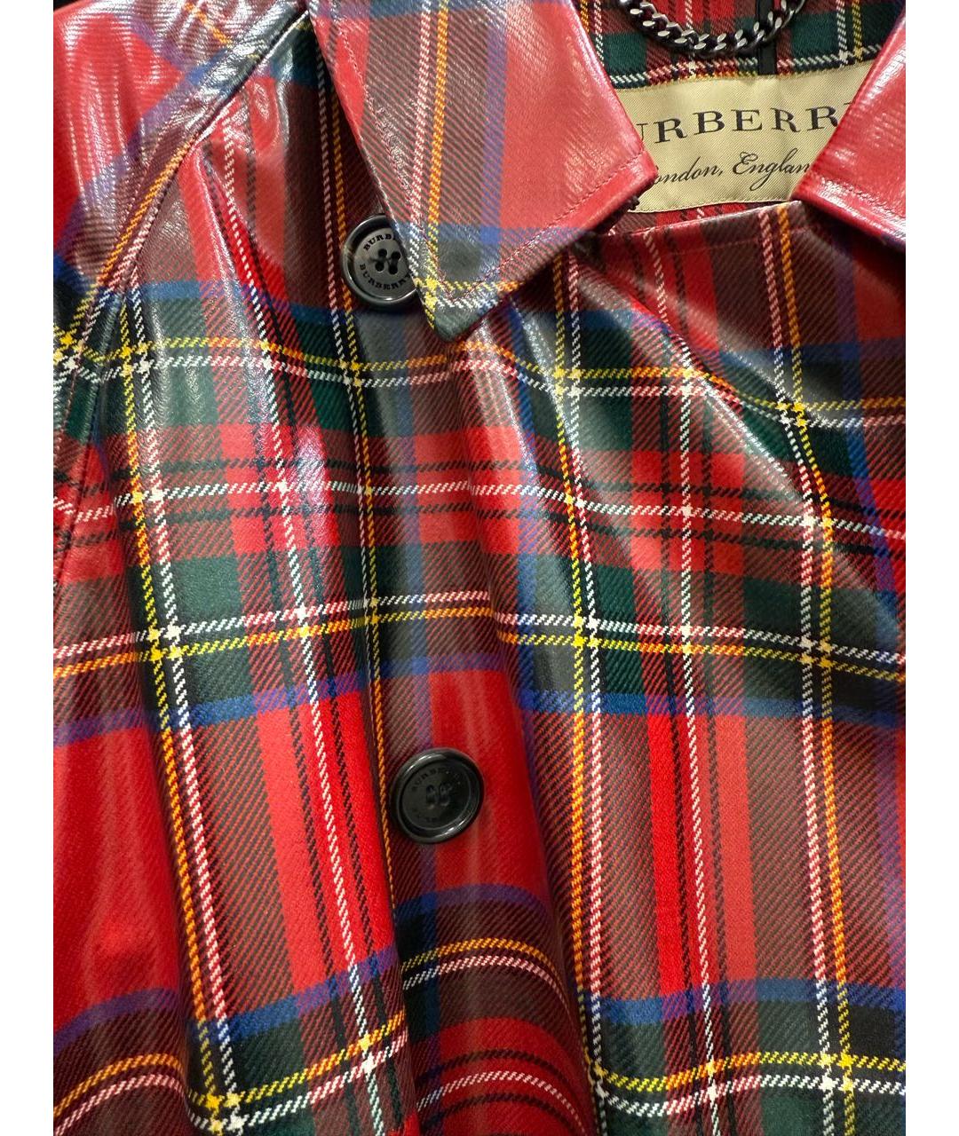BURBERRY Красный тренч/плащ, фото 4