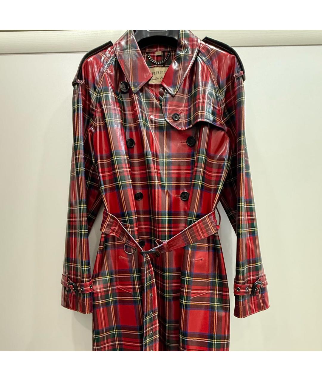 BURBERRY Красный тренч/плащ, фото 5
