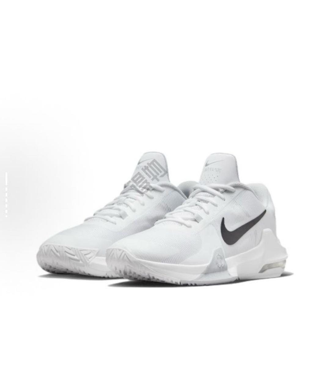 NIKE Белые текстильные кроссовки, фото 3