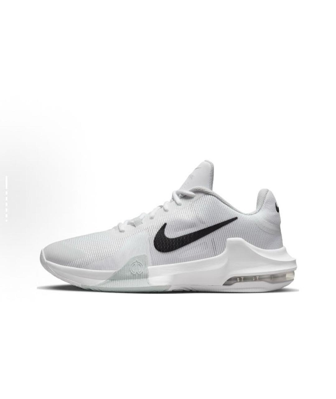 NIKE Белые текстильные кроссовки, фото 2