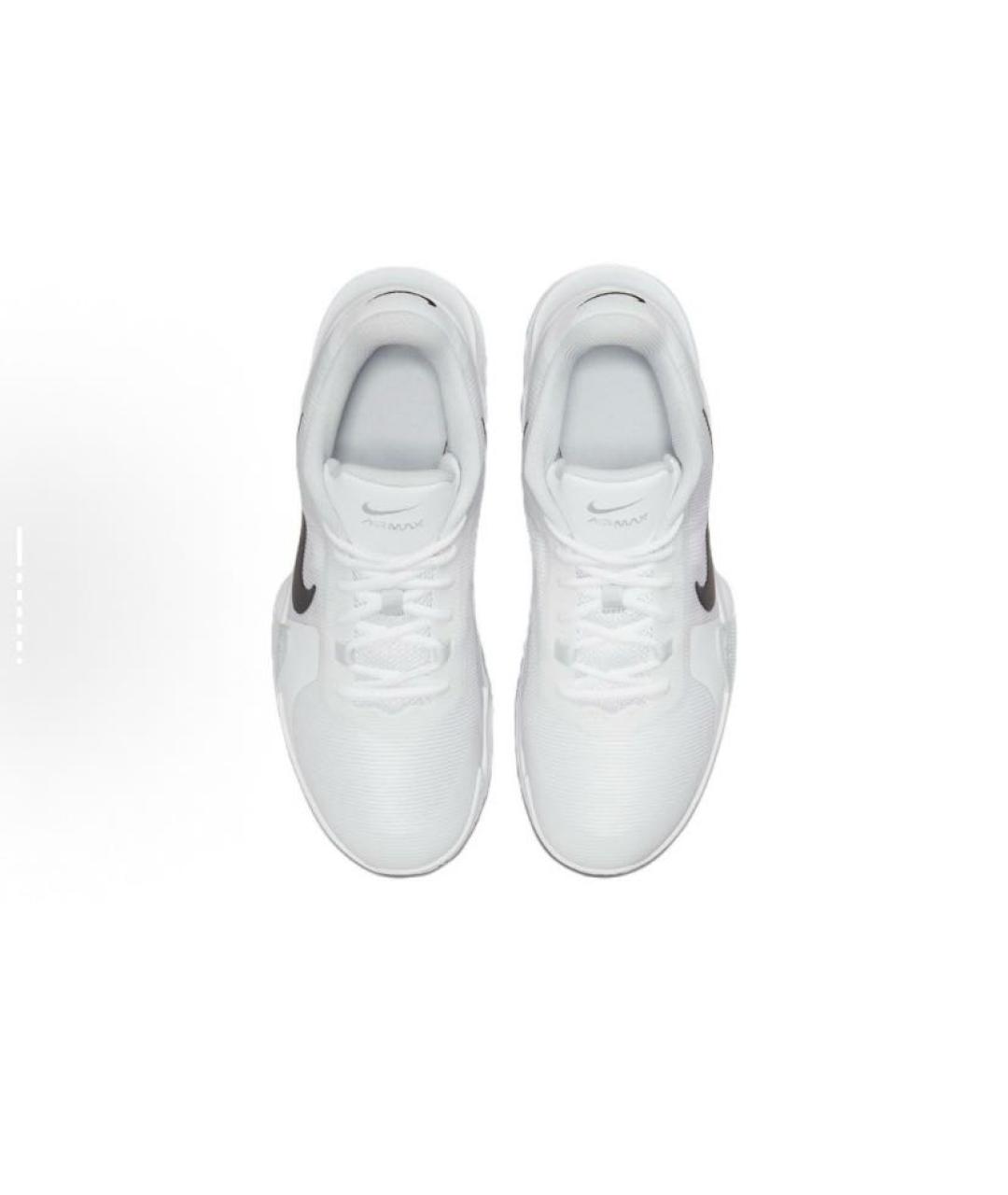 NIKE Белые текстильные кроссовки, фото 4