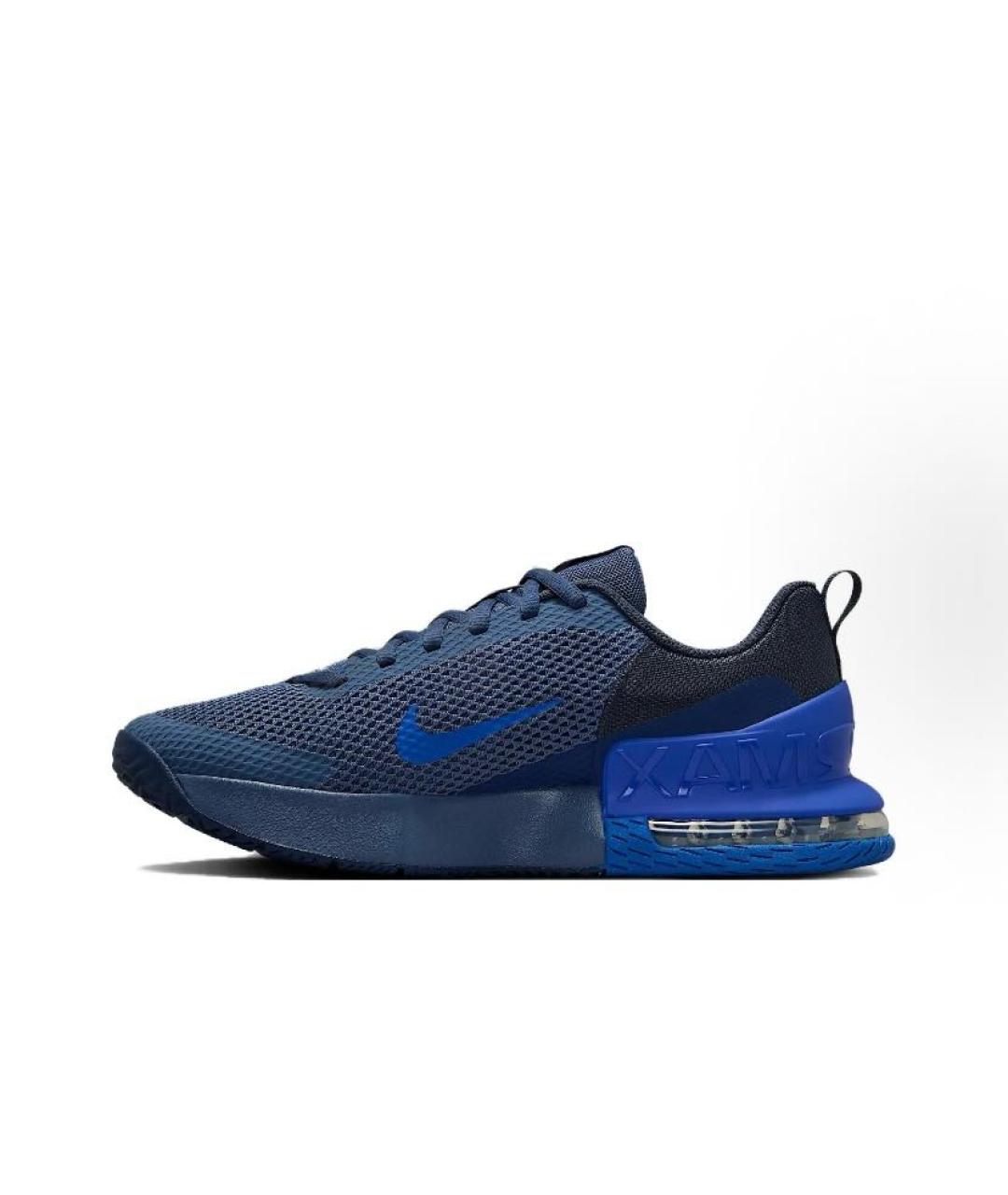NIKE Синие текстильные кроссовки, фото 2