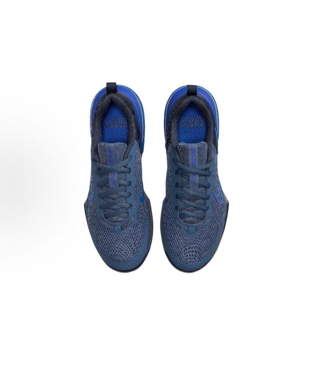NIKE Синие текстильные кроссовки, фото 4