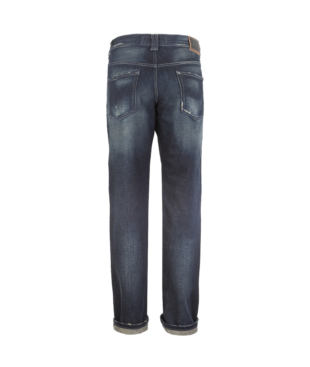 JOHN RICHMOND Темно-синие хлопковые джинсы скинни, фото 2
